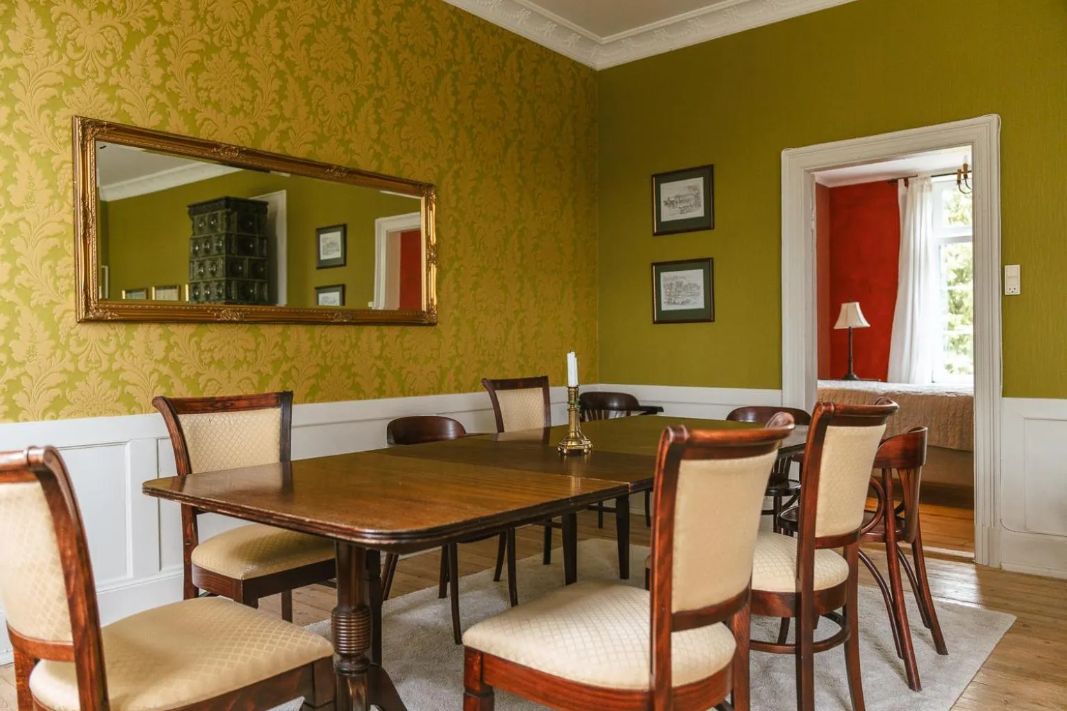 Living room in Lindegaarden Kollund