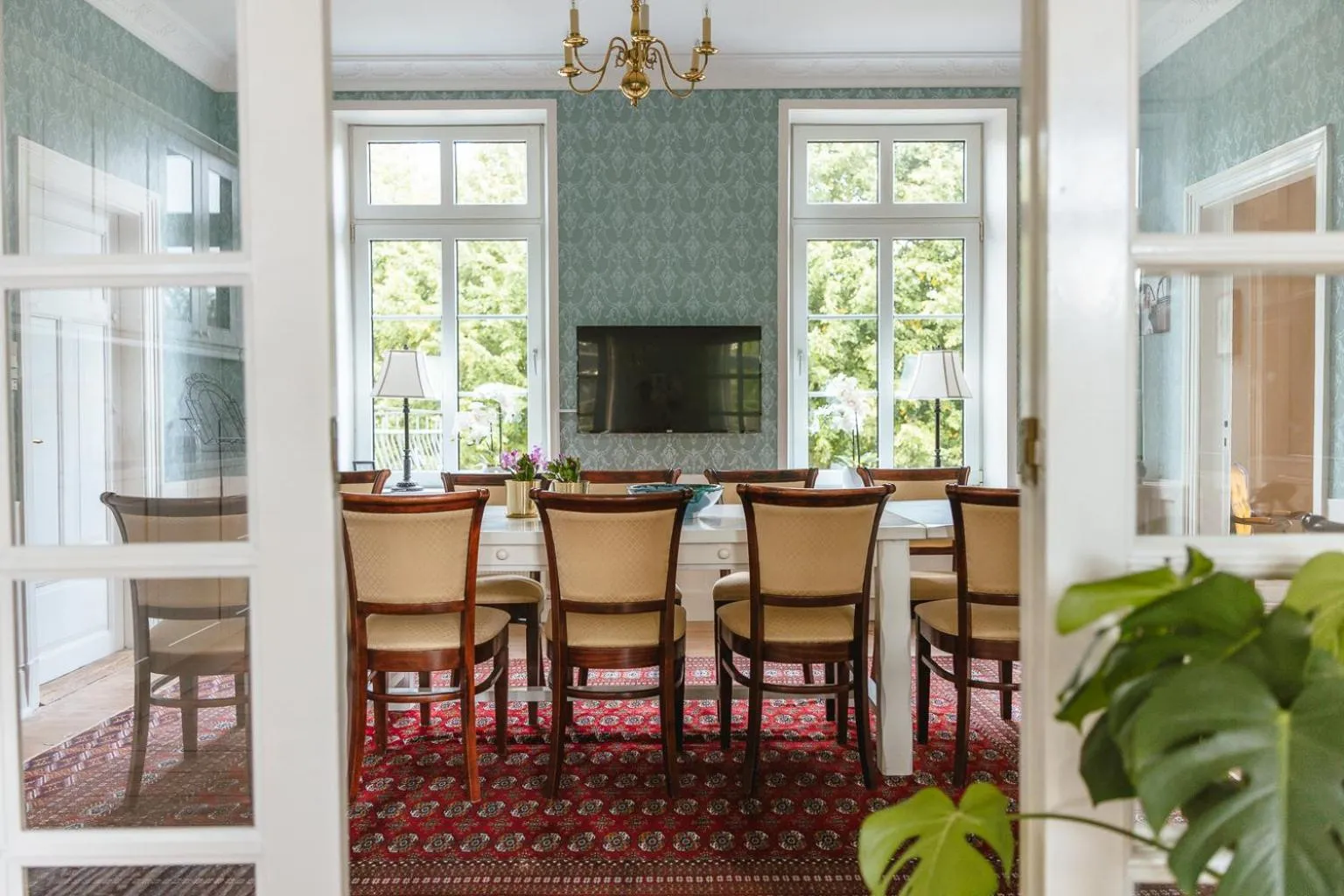 Living room in Lindegaarden Kollund