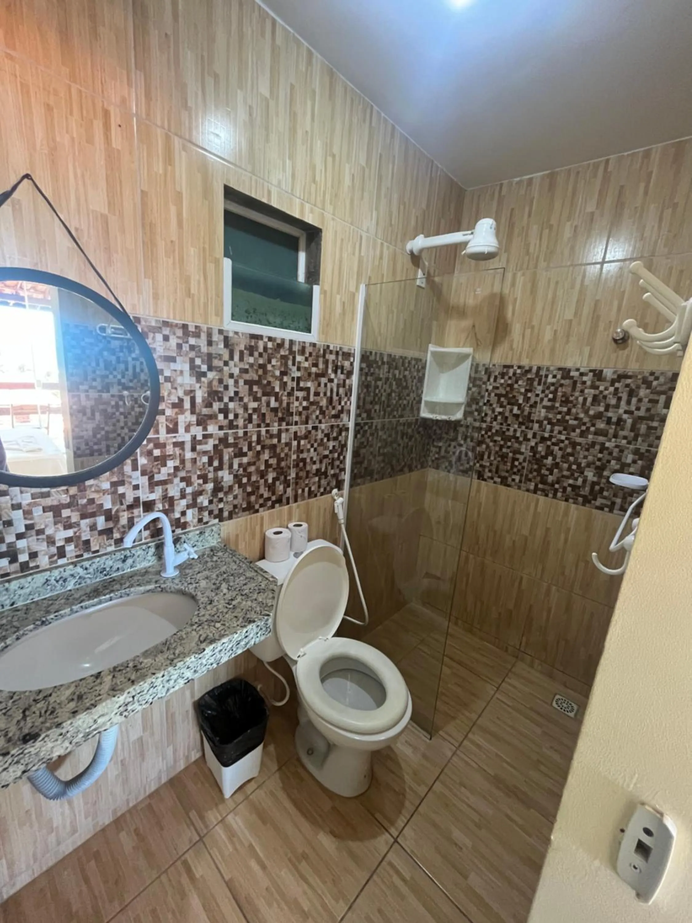 Shower in Pousada Brisa da Canoa