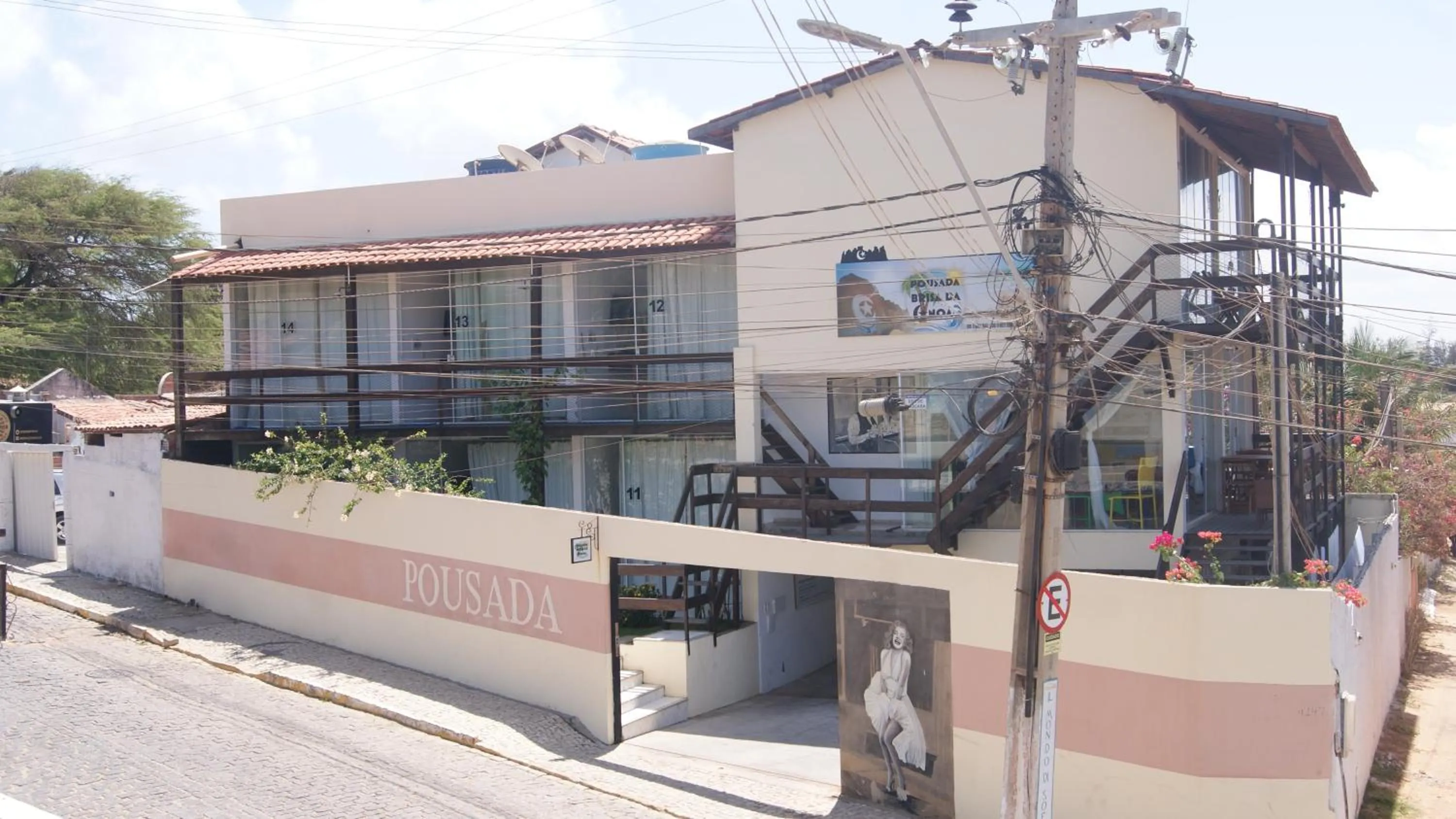Property building in Pousada Brisa da Canoa
