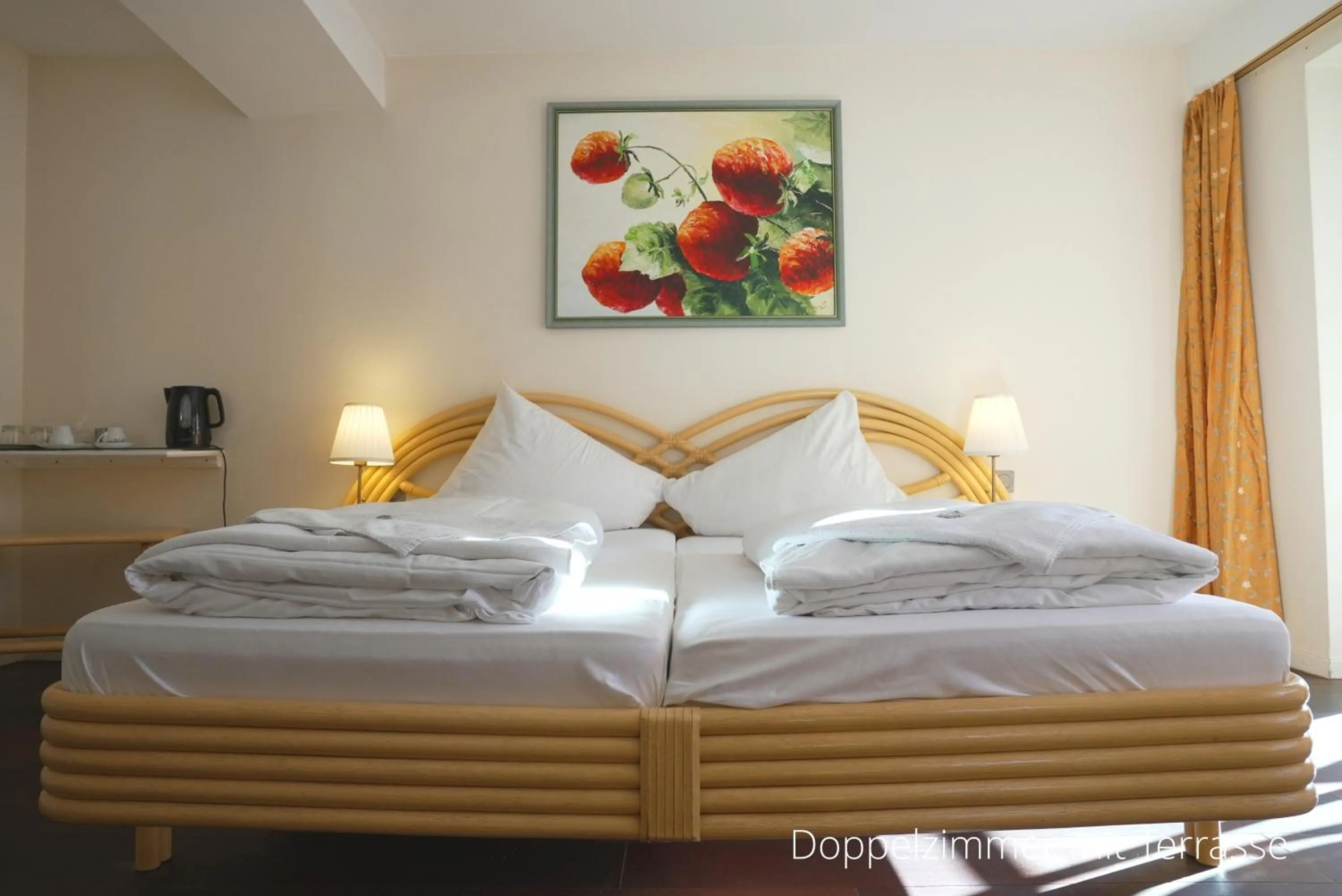 Bed in Das Lamm Heidelberg