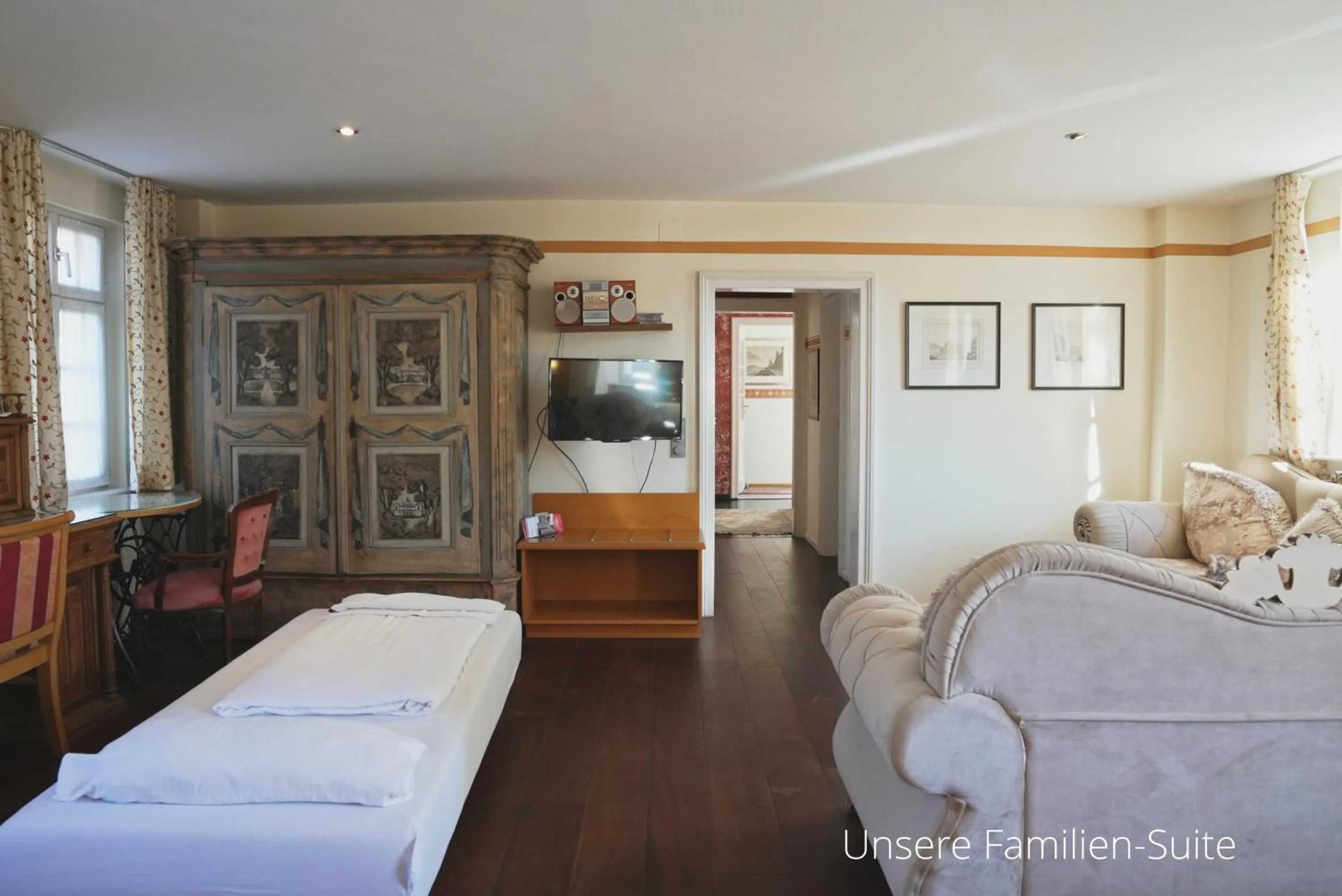 Bed in Das Lamm Heidelberg