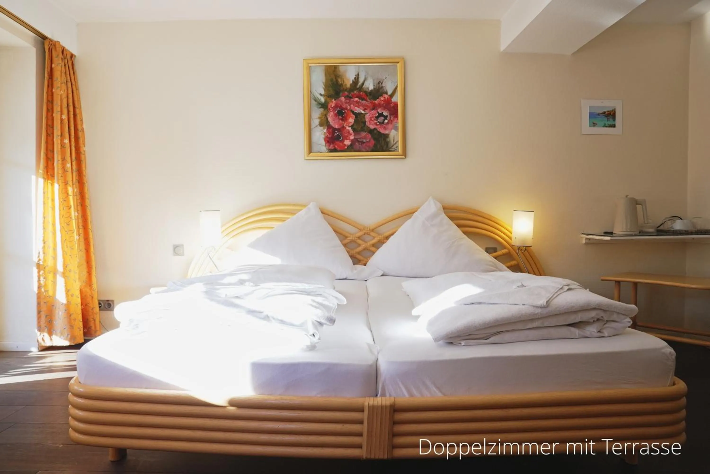 Bed in Das Lamm Heidelberg