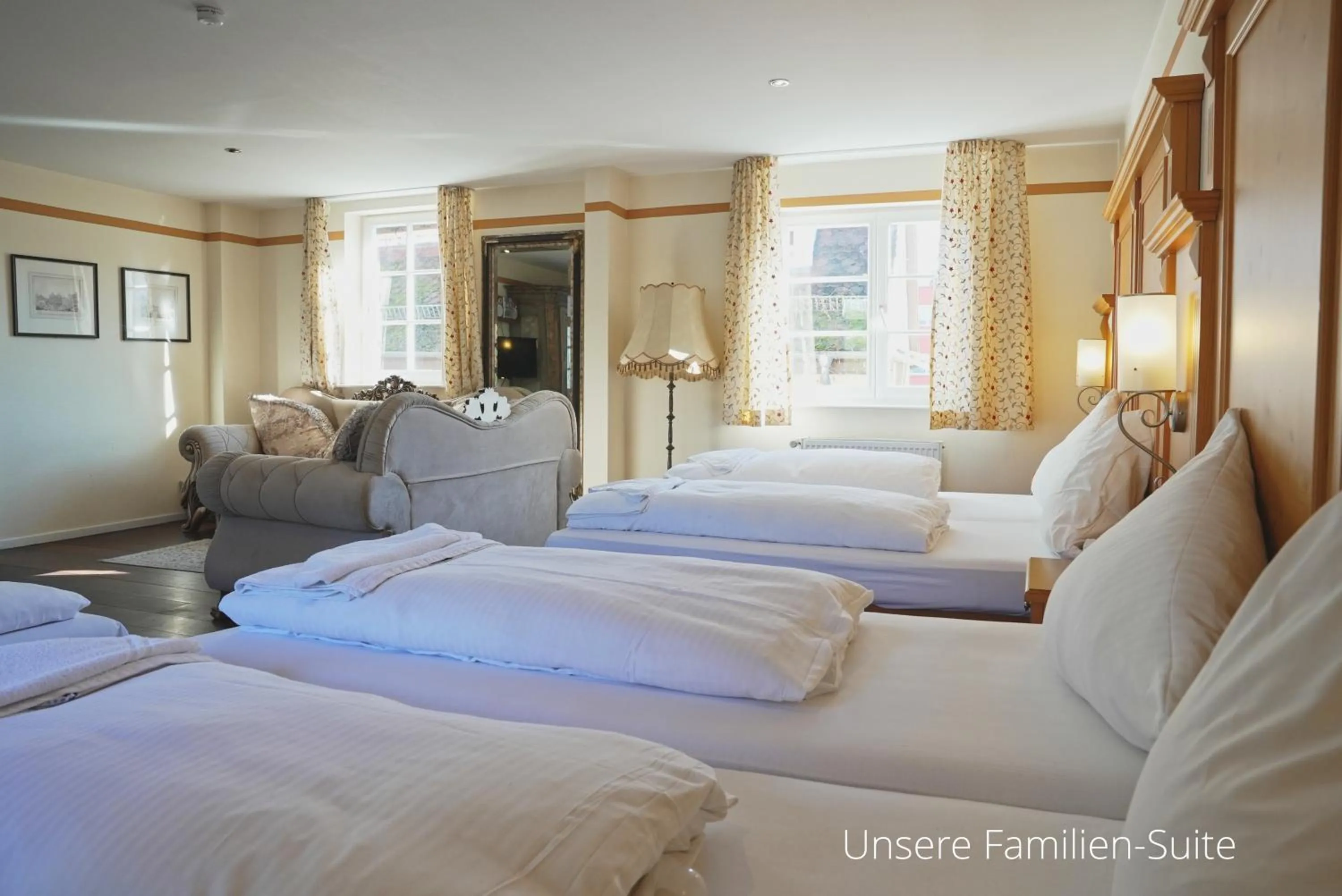 Bed in Das Lamm Heidelberg