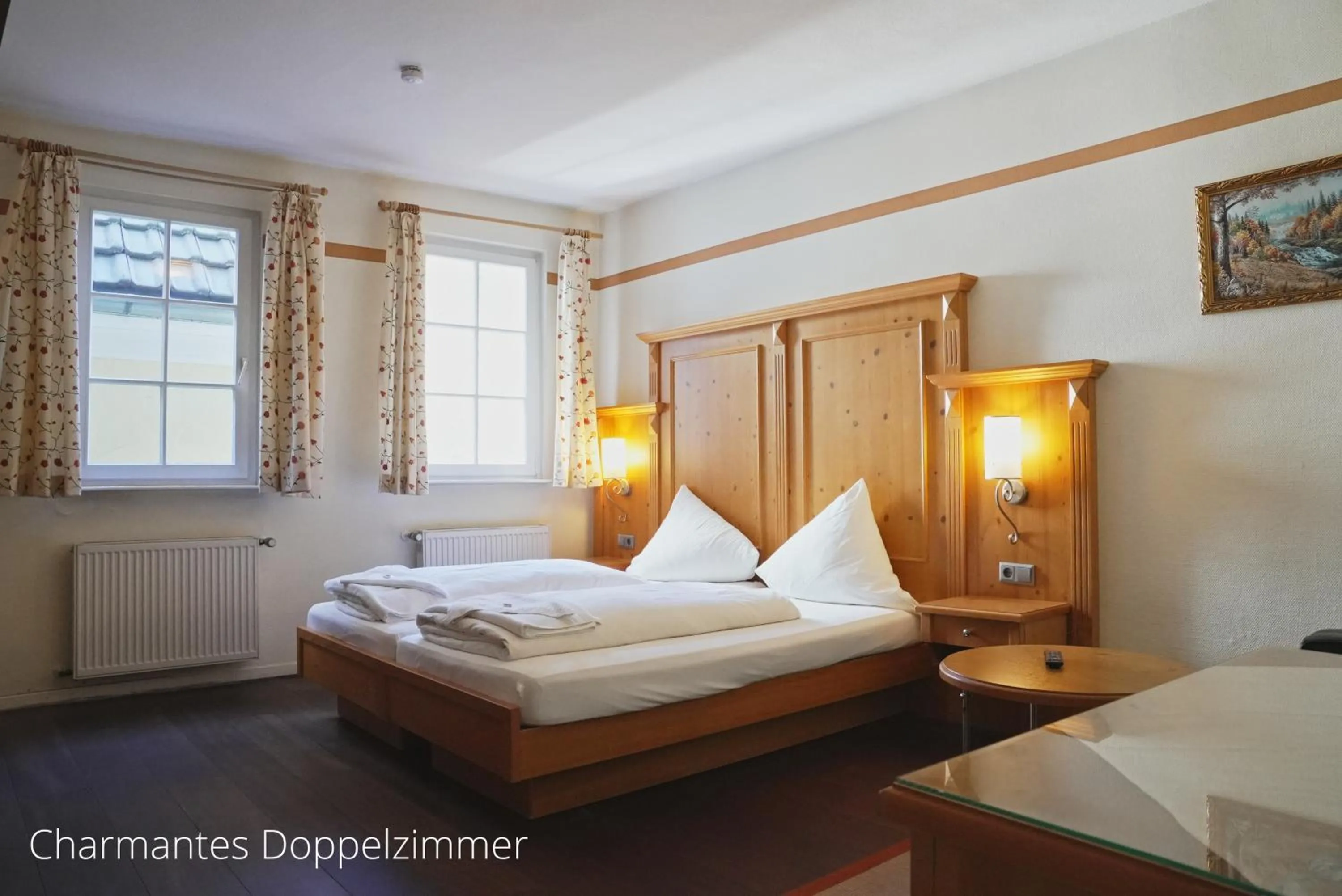 Bed in Das Lamm Heidelberg