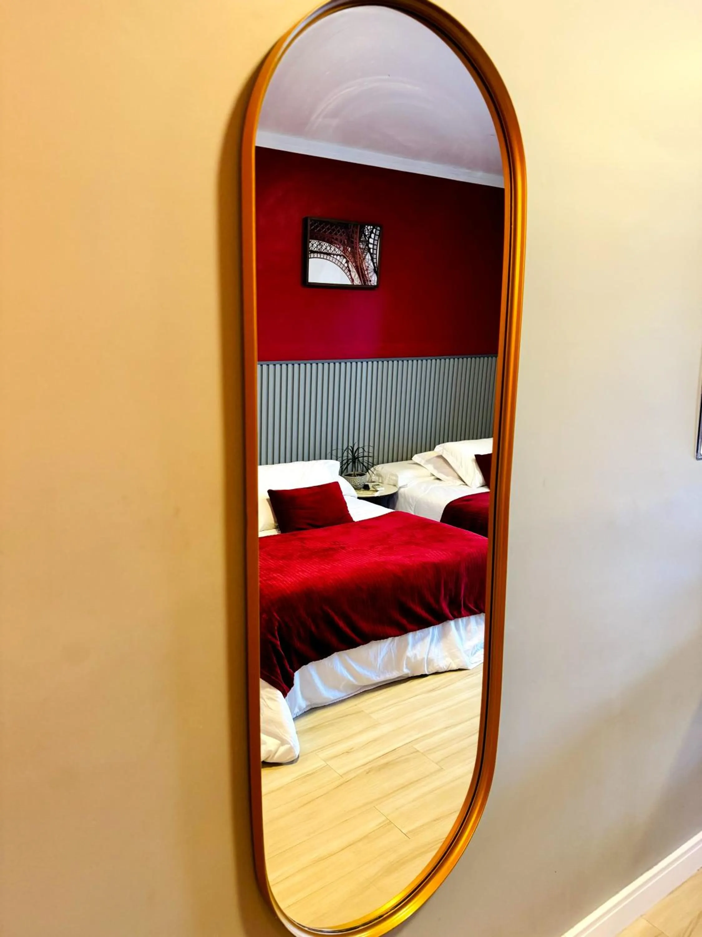 Bed in Pousada Doce Lar