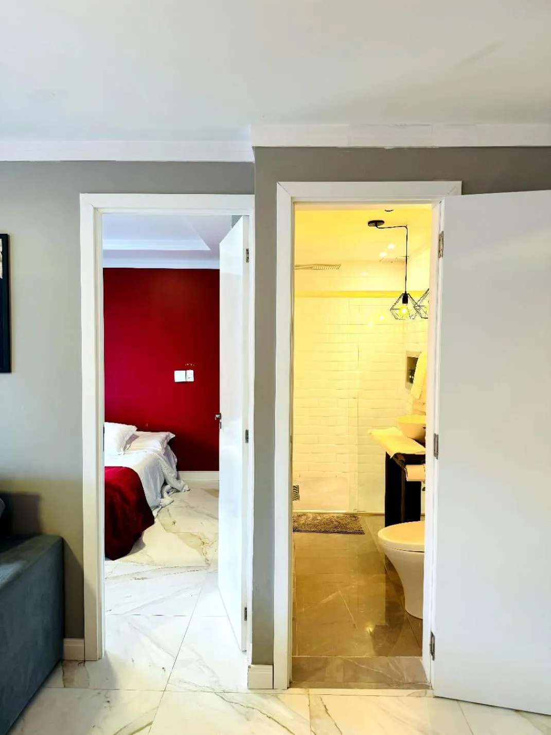 Bed in Pousada Doce Lar