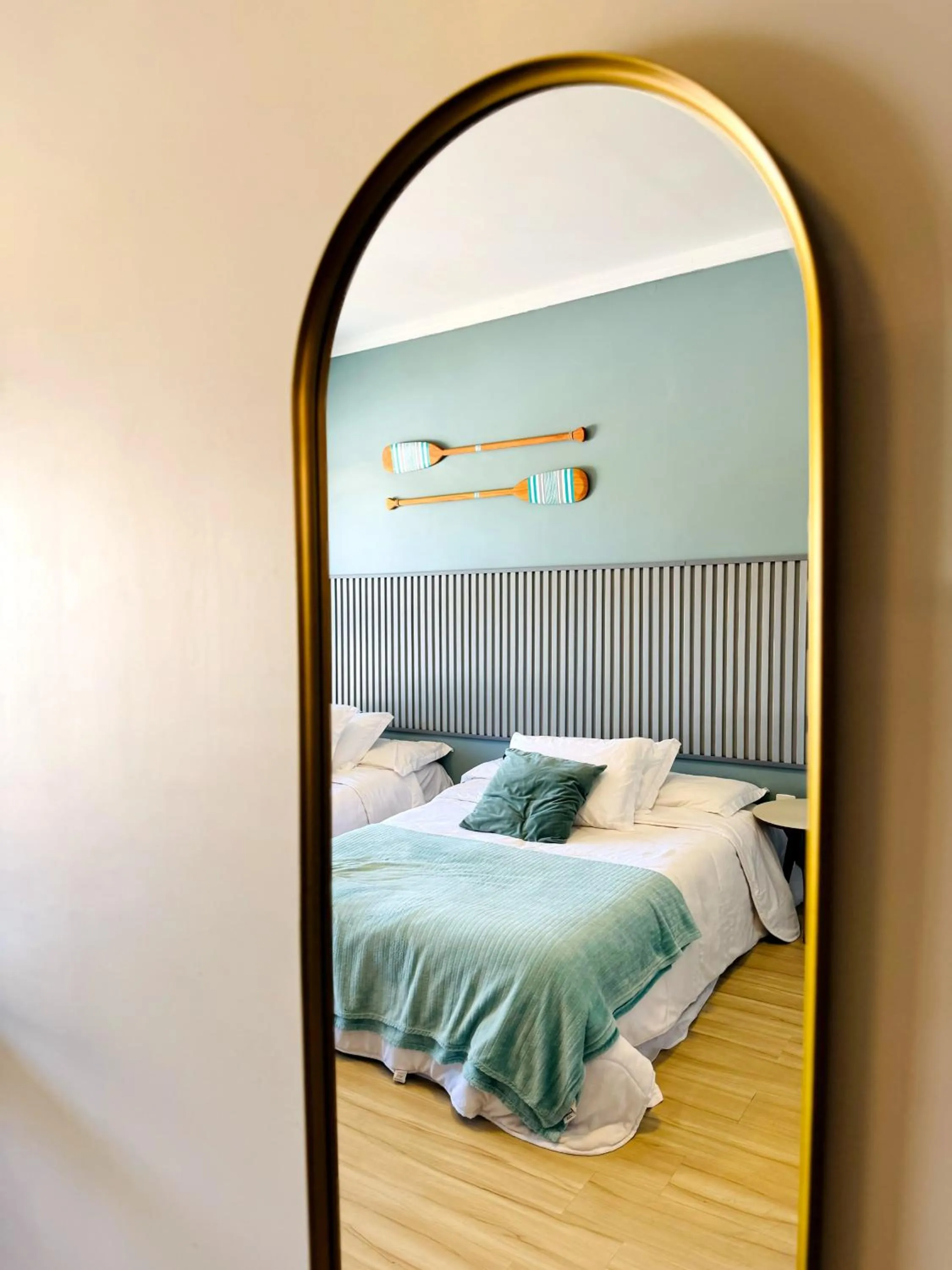 Bed in Pousada Doce Lar