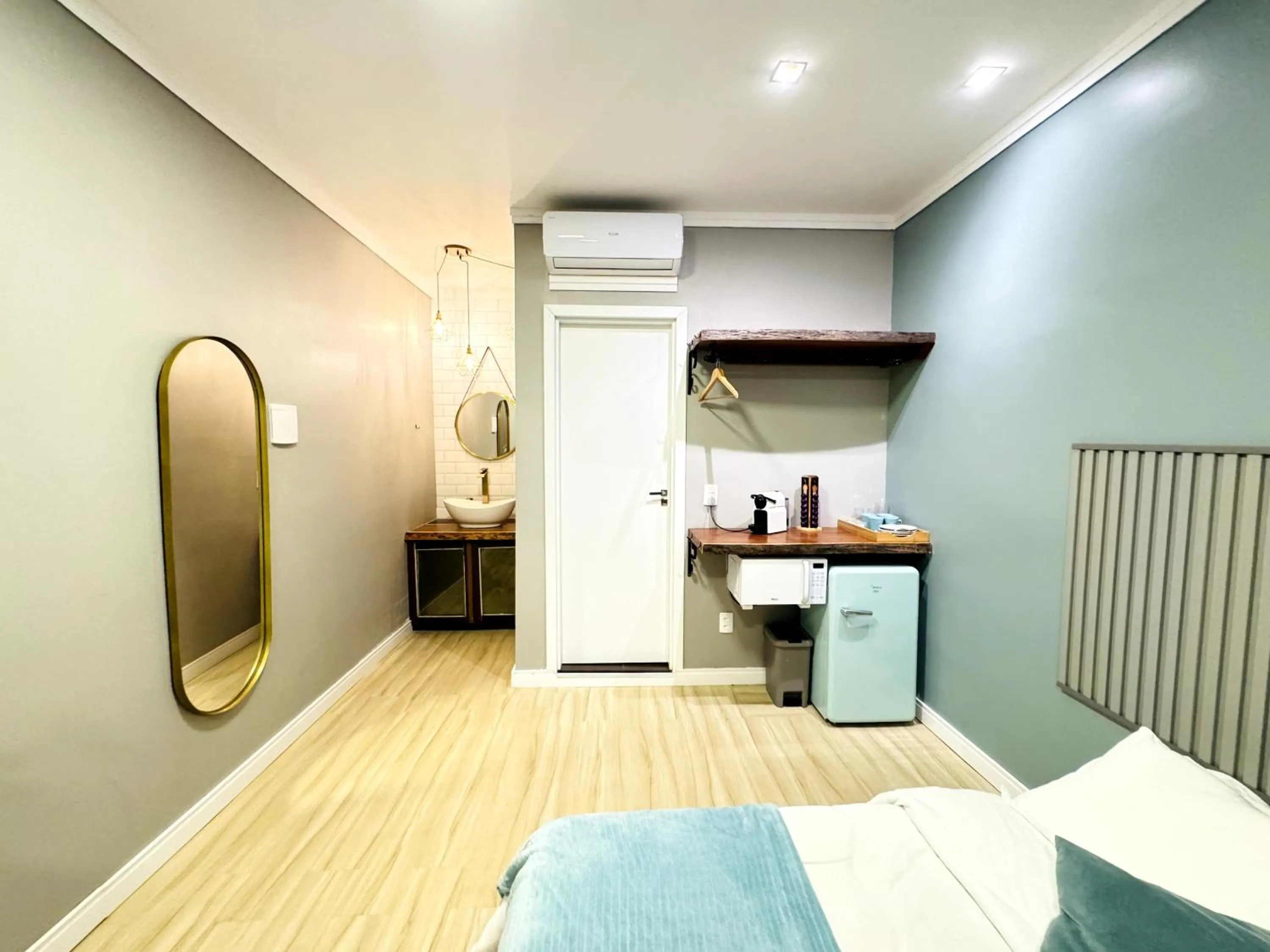 Bed in Pousada Doce Lar