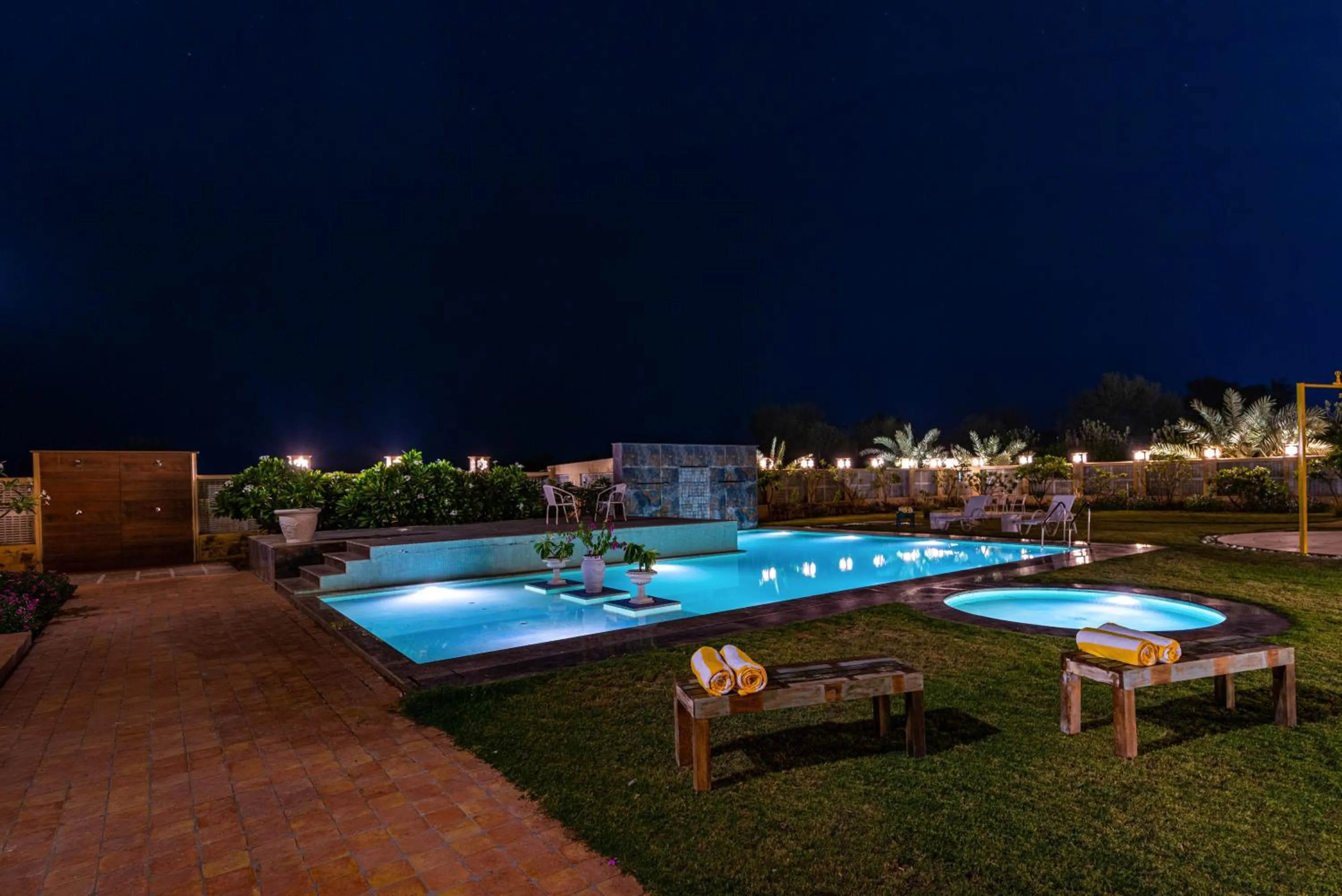 Pool view in Anand Bagh Resort & Spa by Ananta