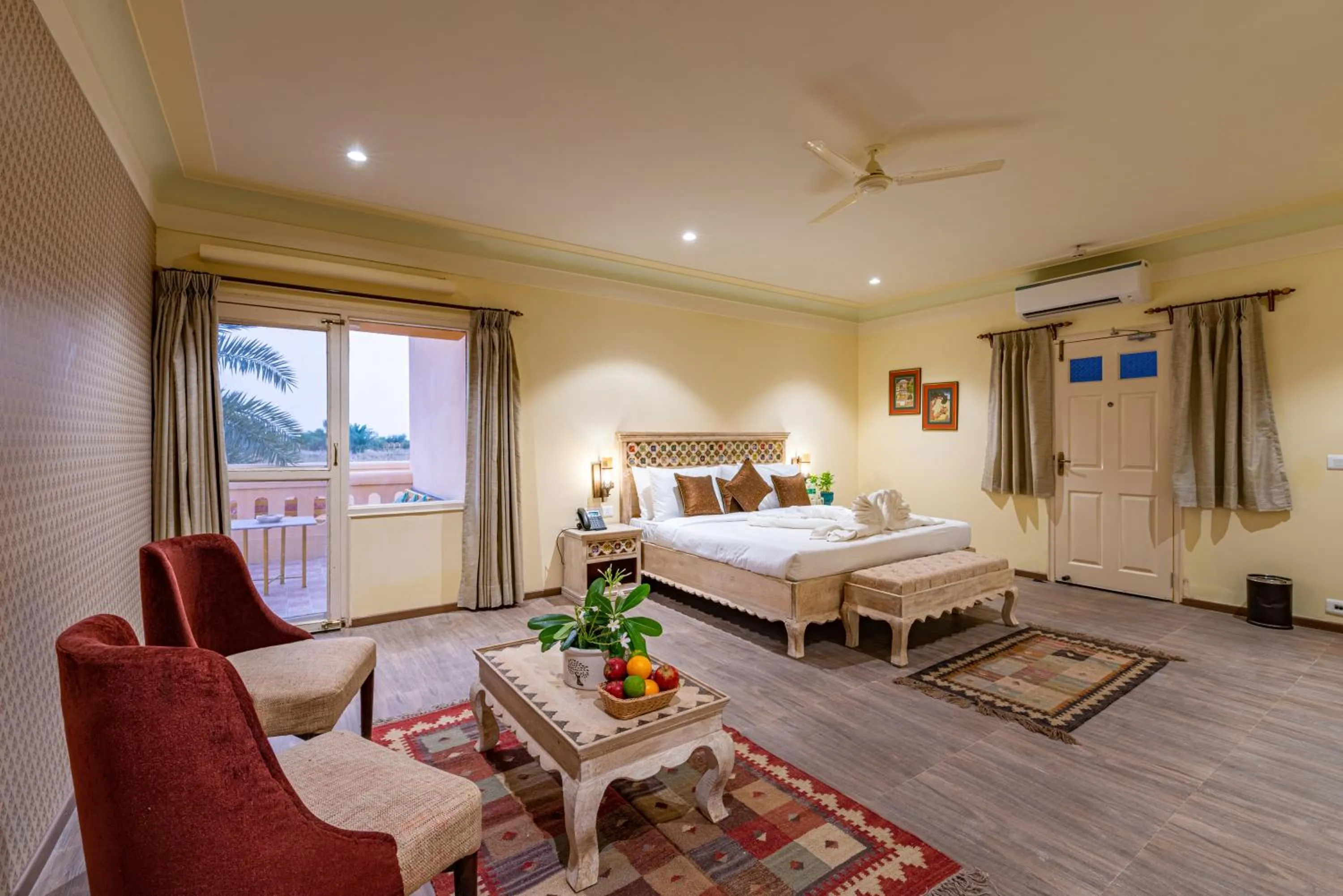 Photo of the whole room, Bed in Anand Bagh Resort & Spa by Ananta