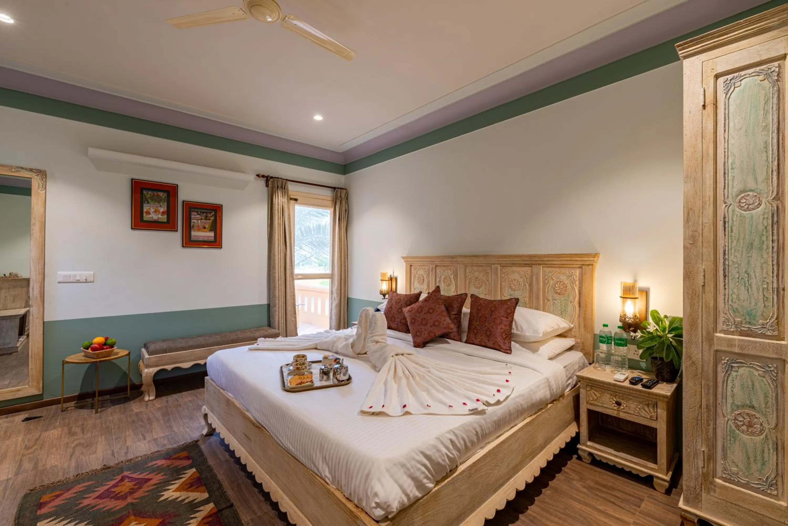 Photo of the whole room, Bed in Anand Bagh Resort & Spa by Ananta