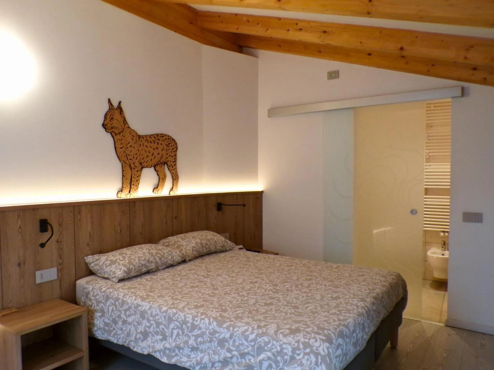 Bed in B&B Paganella Relax and Gourmet