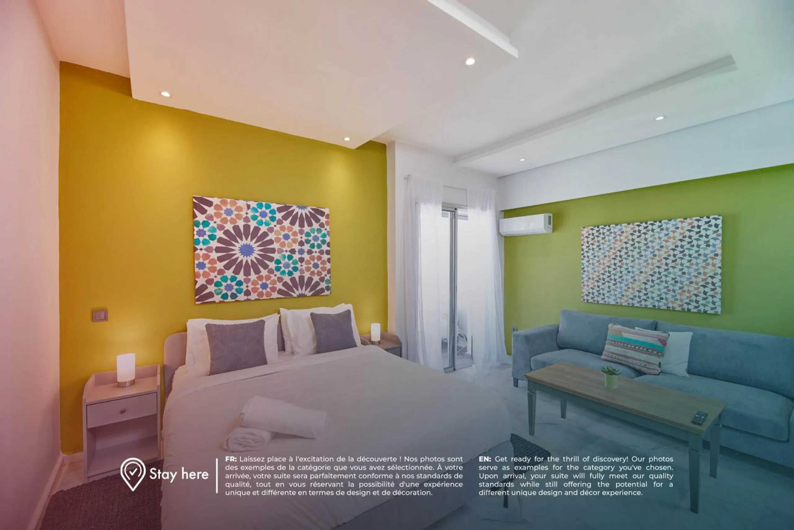 Bed in Stayhere Rabat - Agdal 2 - Classic Residence