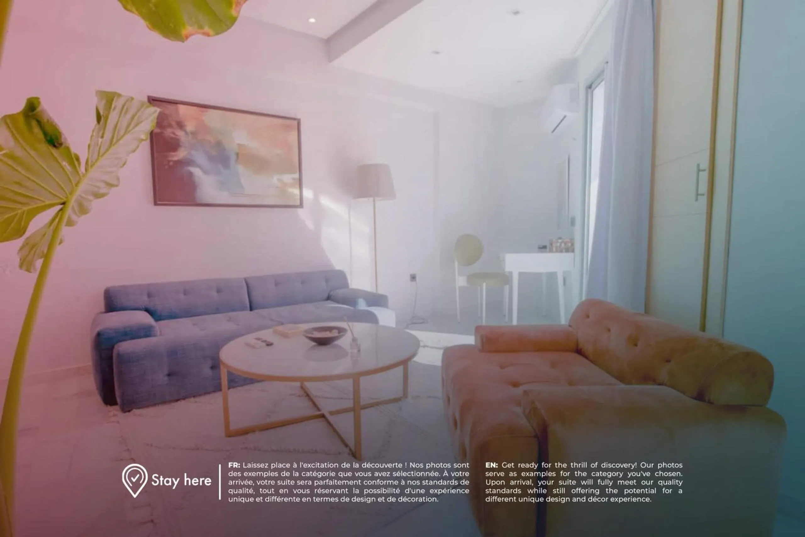 Living room in Stayhere Rabat - Agdal 2 - Classic Residence