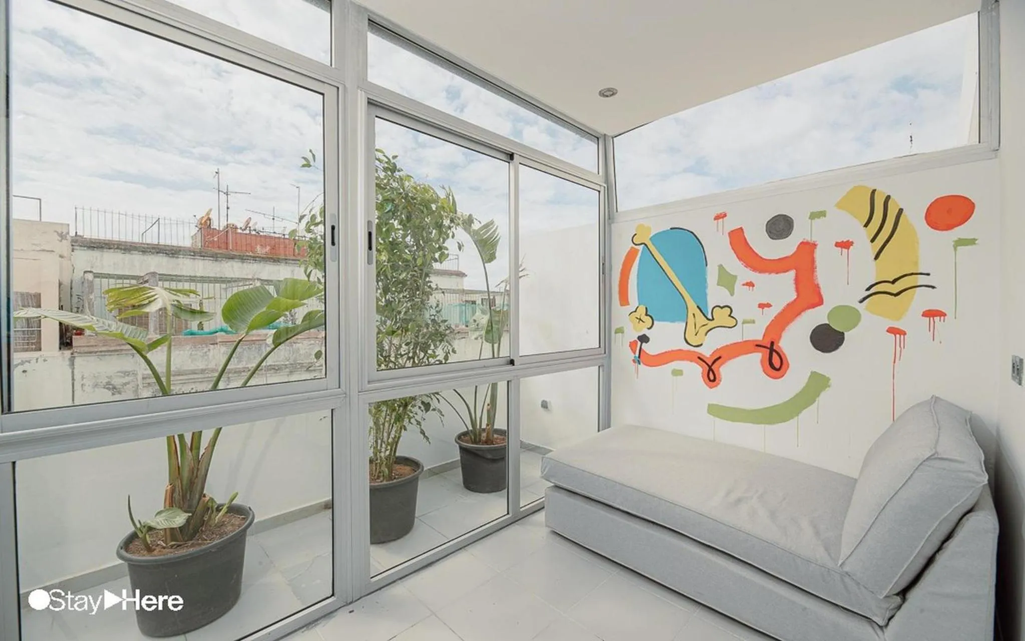 Balcony/Terrace in Stayhere Rabat - Agdal 2 - Classic Residence