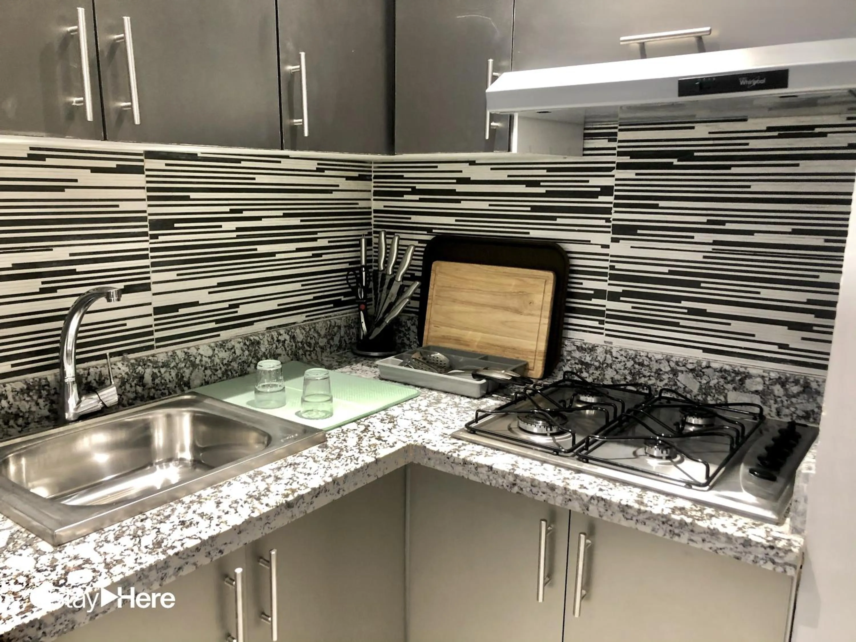 Kitchen or kitchenette in Stayhere Rabat - Agdal 2 - Classic Residence