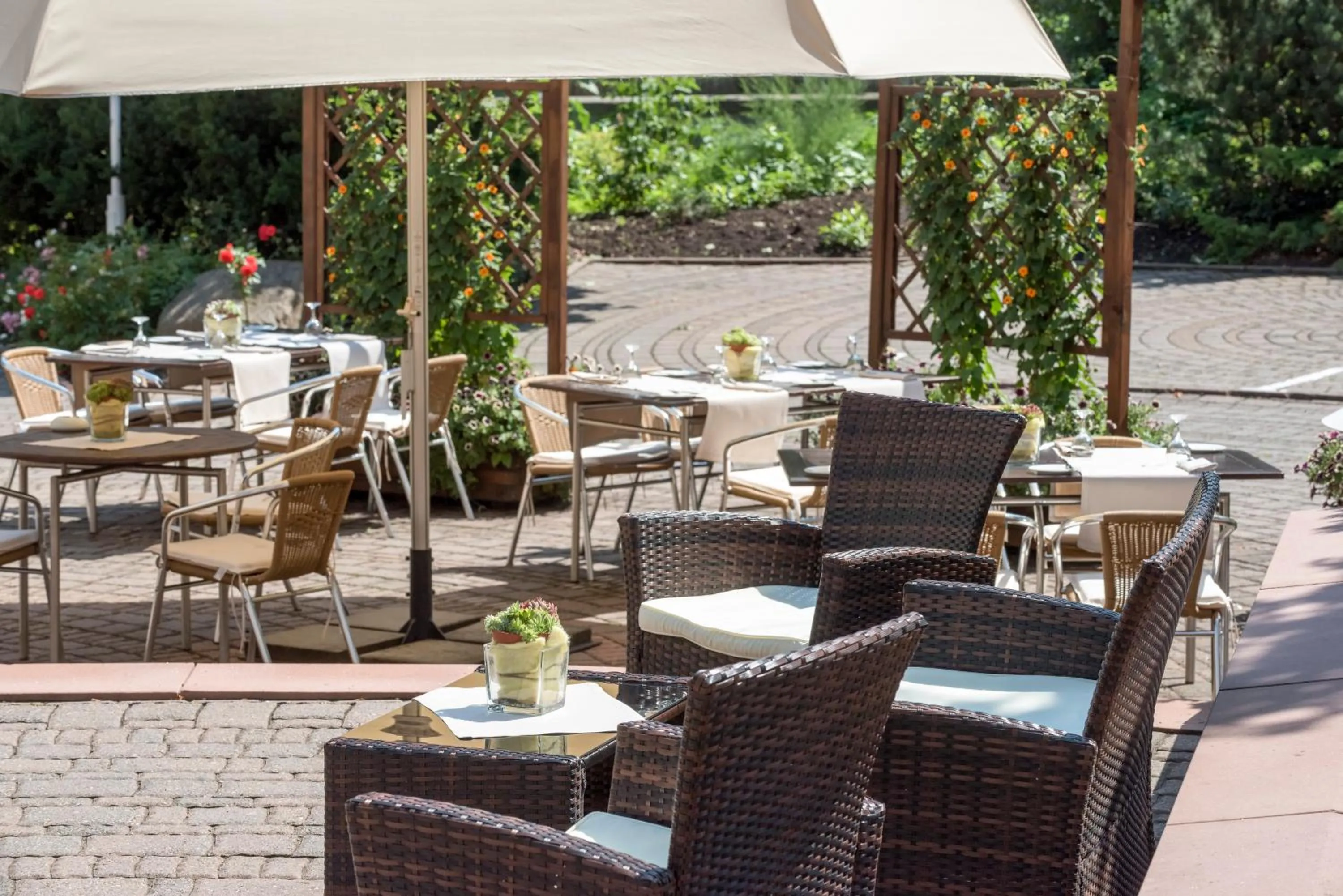 Balcony/Terrace in Radisson Blu Hotel Halle-Merseburg