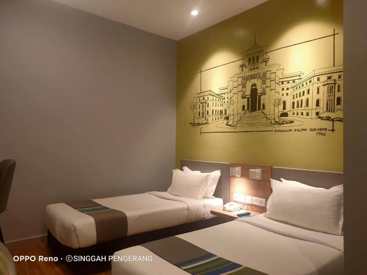 Bed in Singgah Pengerang Hotel