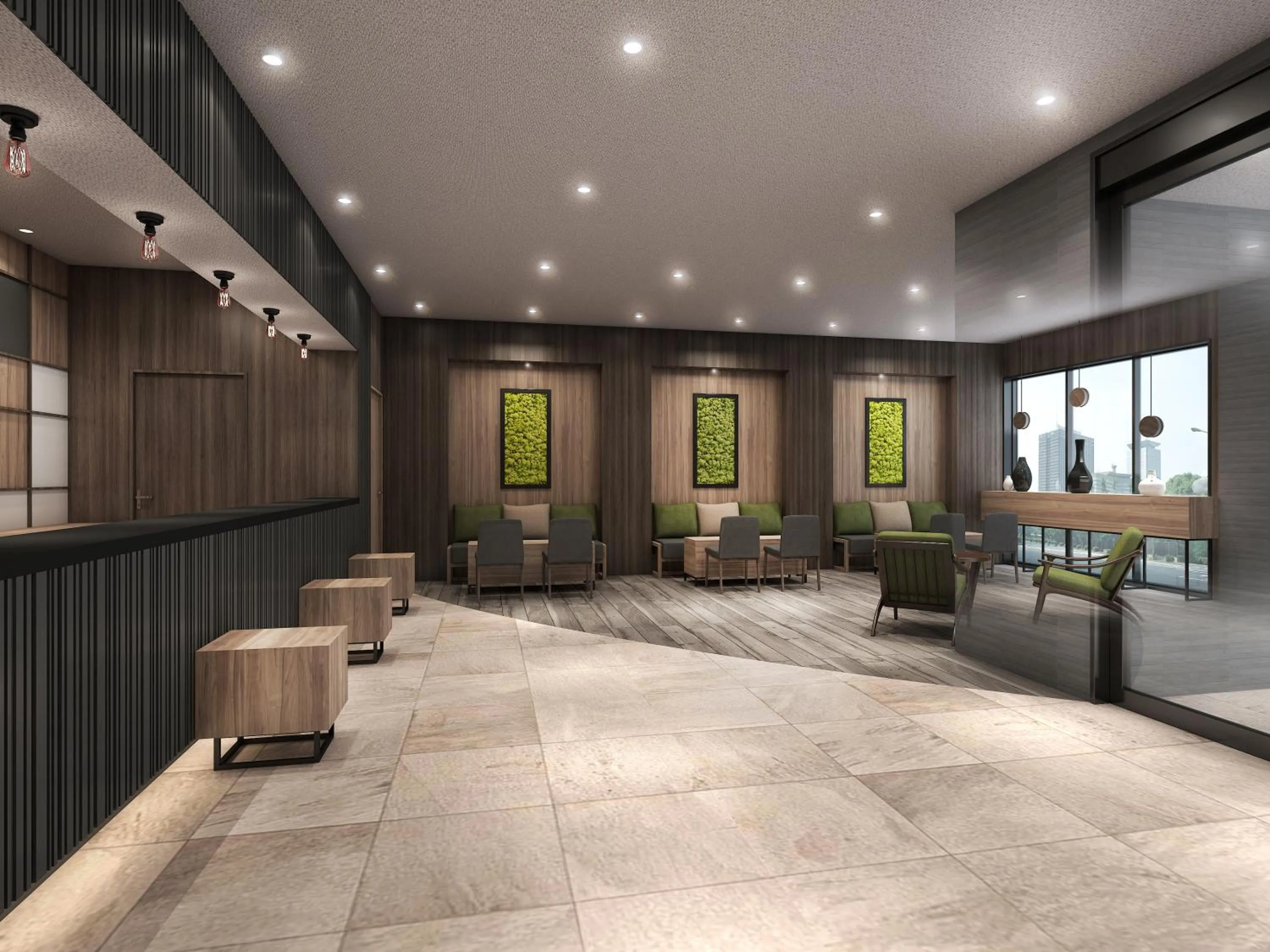 Lobby or reception in Smile Hotel Shin-osaka