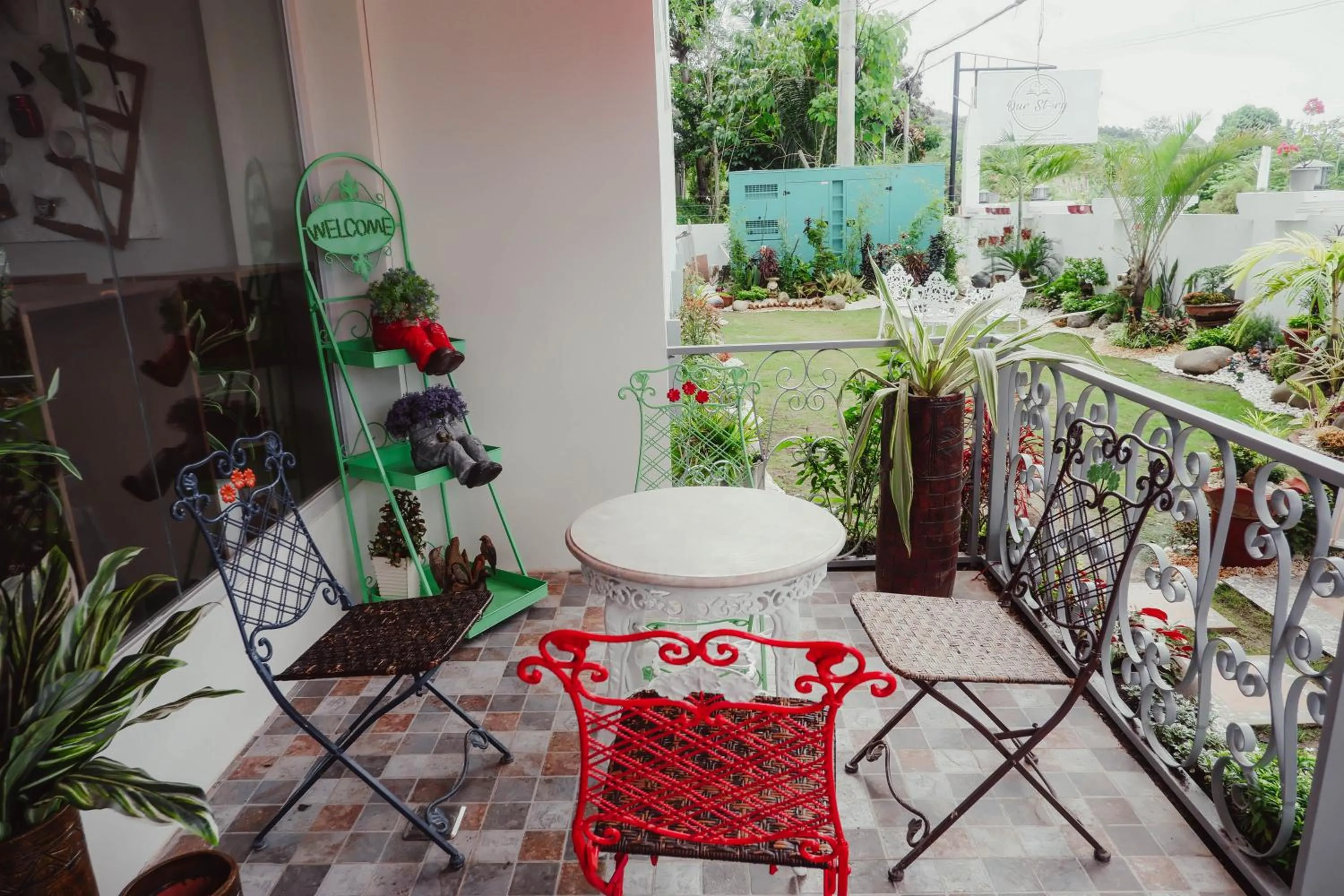 Patio in Our Story Boutique Hotel