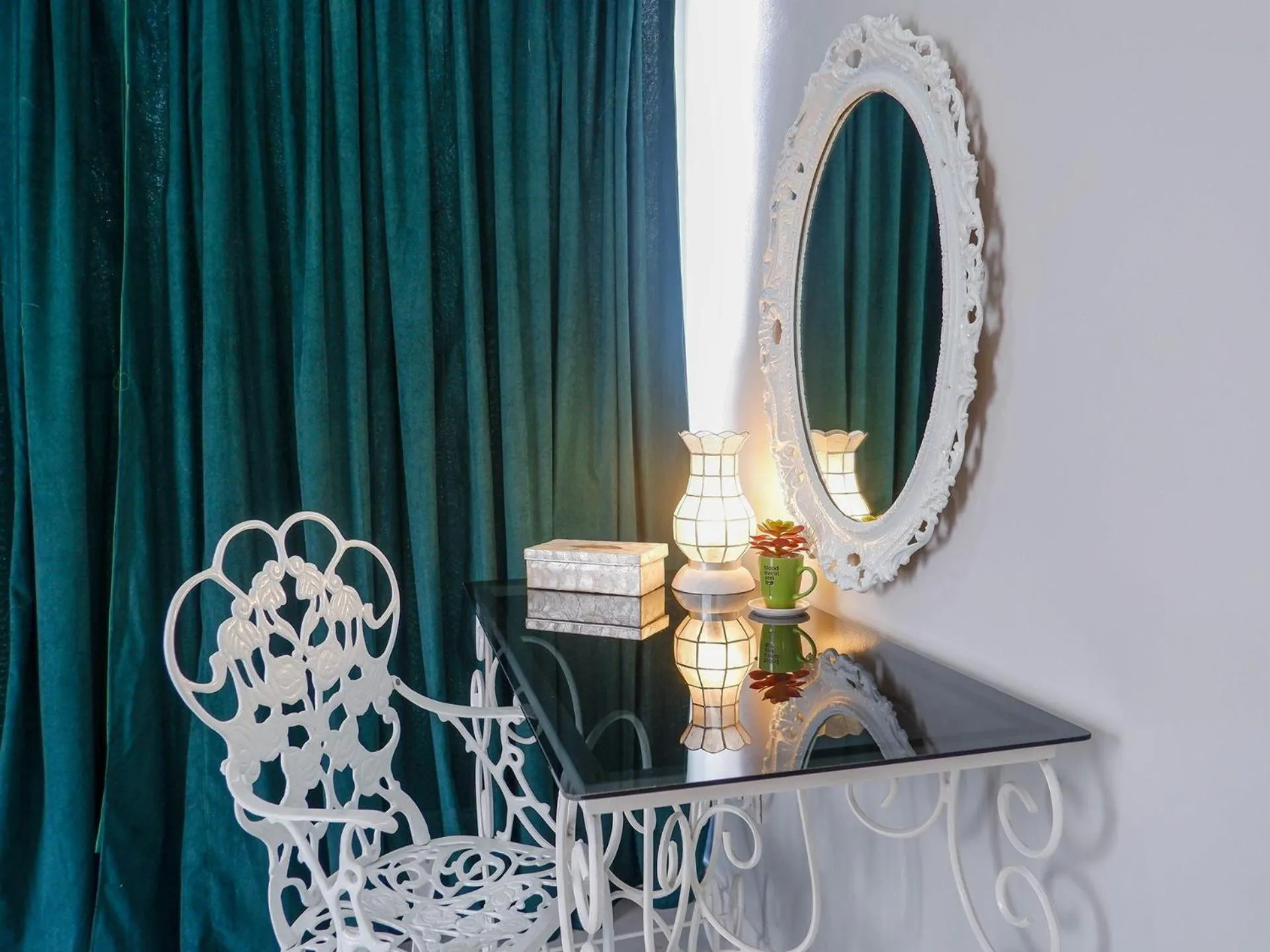 Seating area in Our Story Boutique Hotel