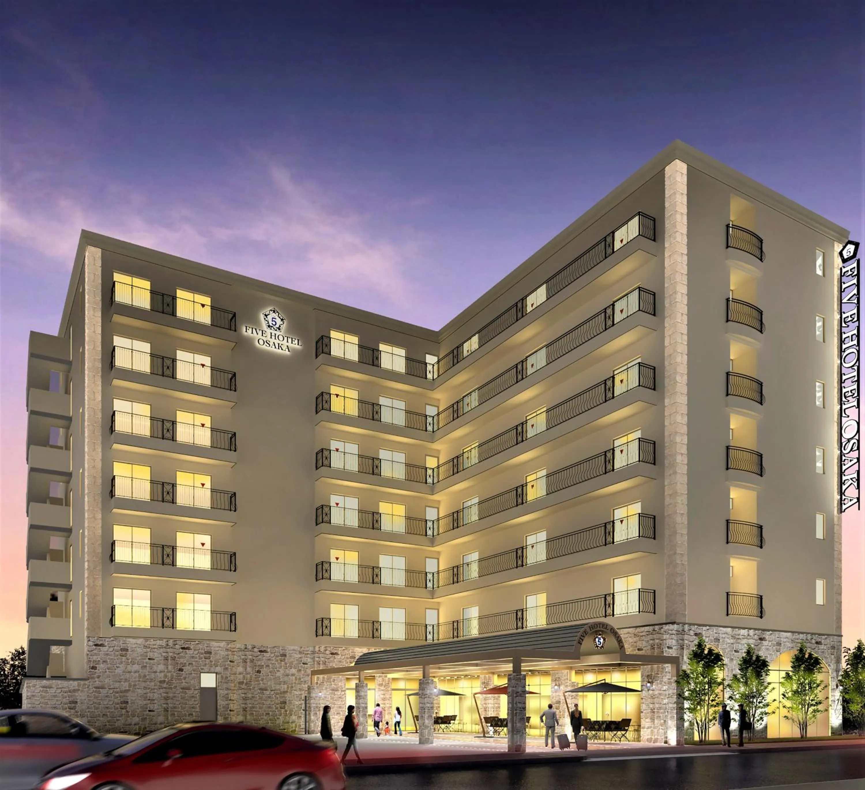 Property building in Five Hotel Osaka