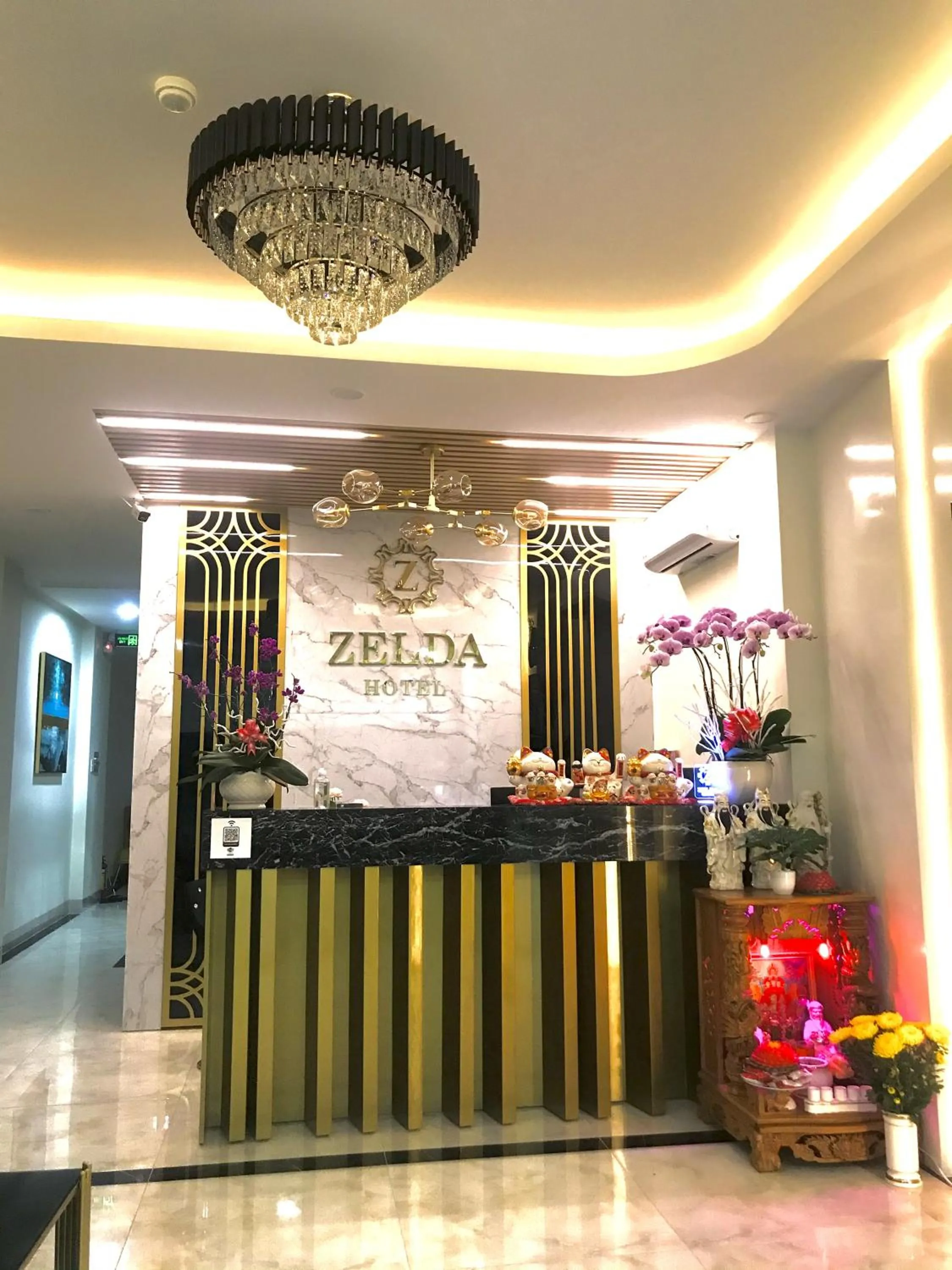 Lobby or reception in ZELDA hotel