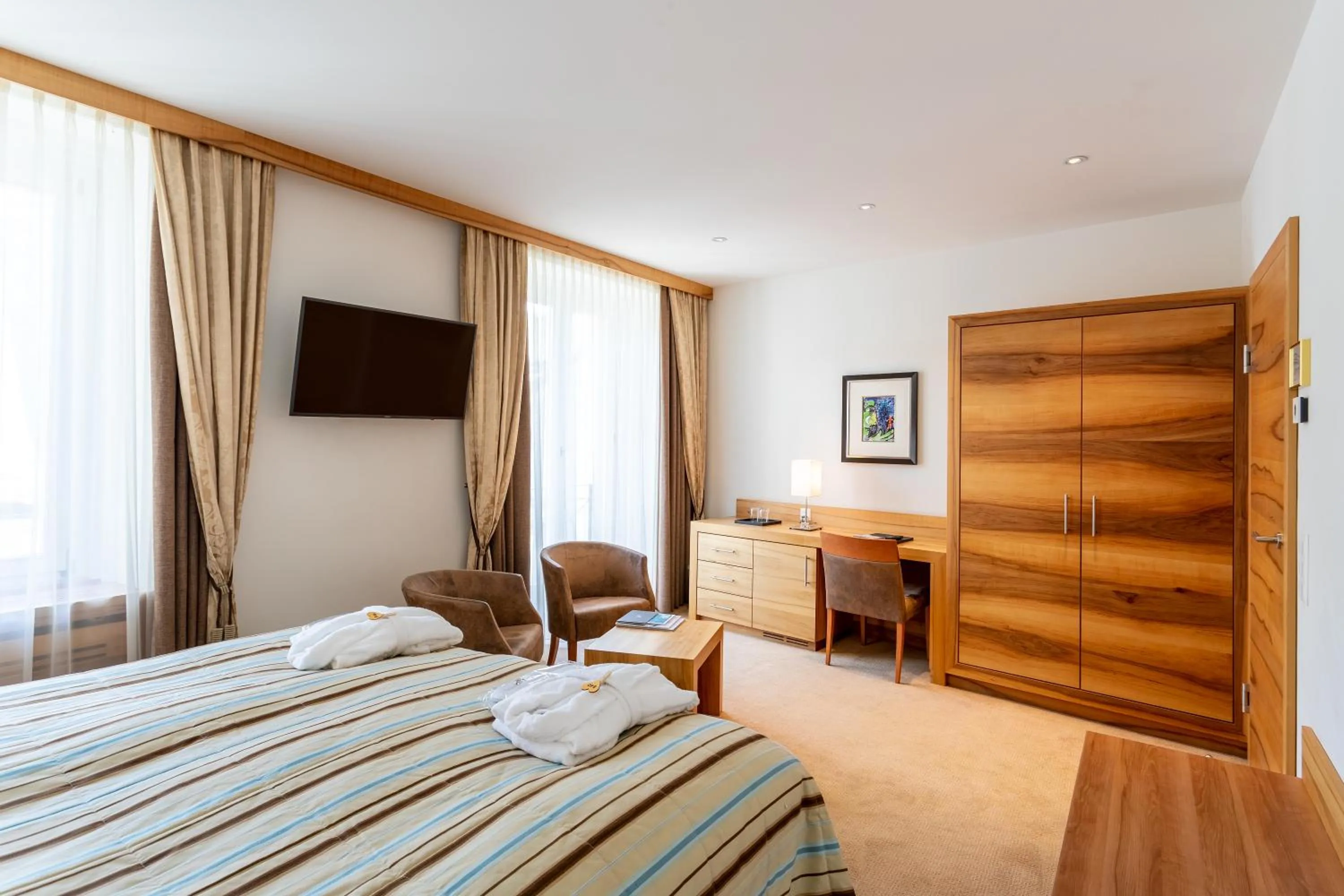 Bedroom, Bed in Art Boutique Hotel Monopol