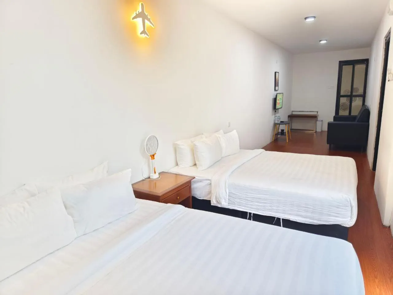 Bed in Twin Jets Resort