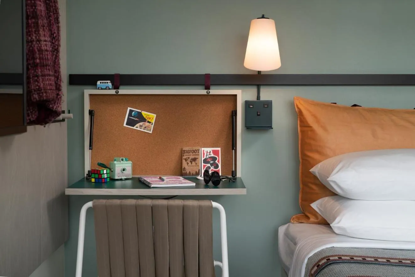 Bed in Moxy Portland Downtown