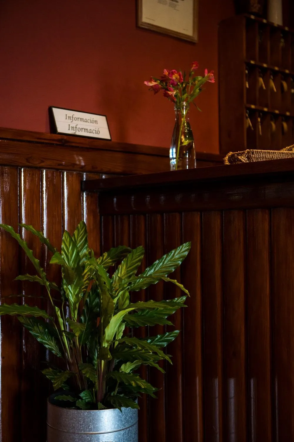 Lobby or reception in Hotel Sant Bernat