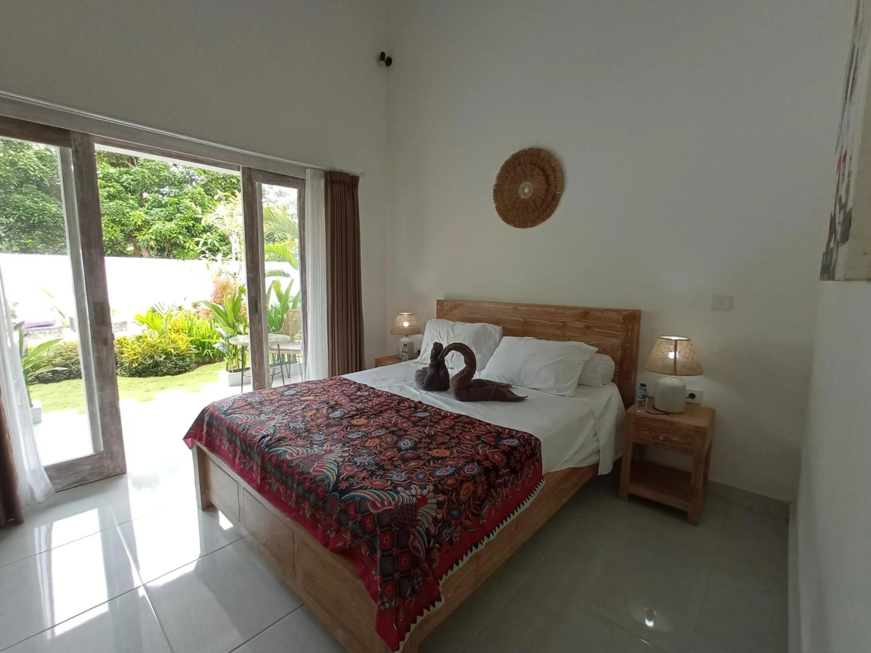 Bed in Villa Bukit Sweet Home