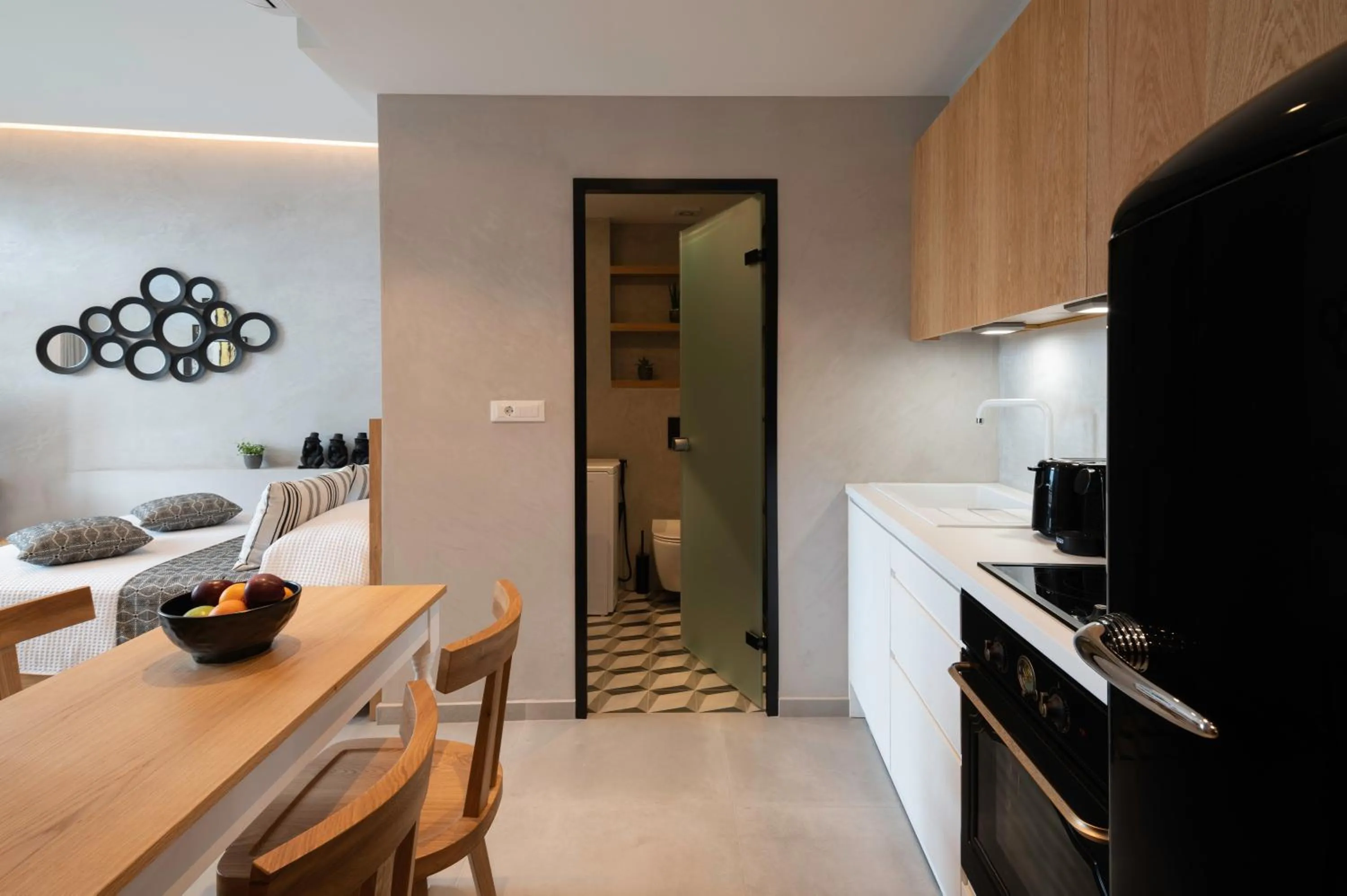 Kitchen or kitchenette in Petalo Suites