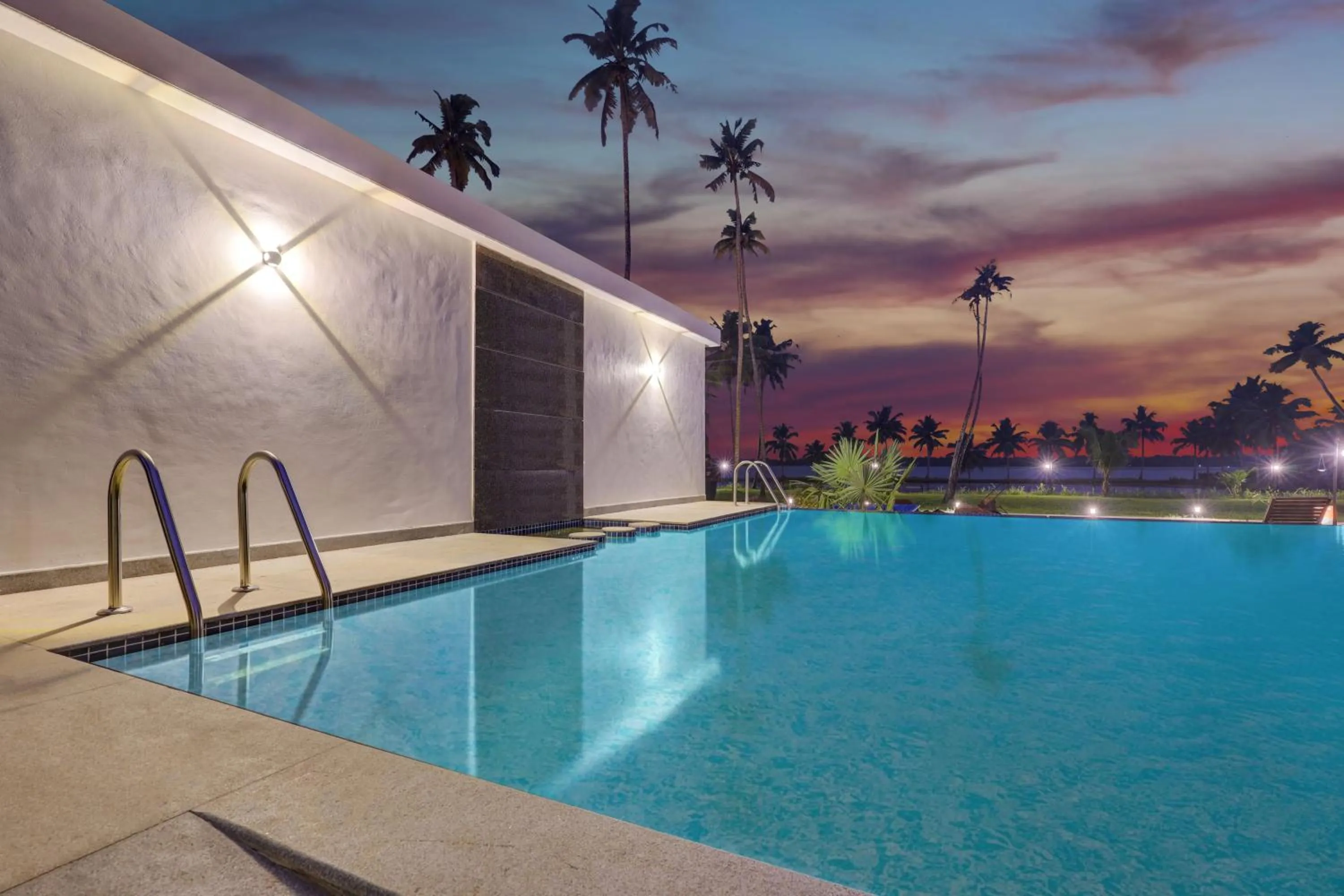 Swimming pool in Club Mahindra Arookutty, Alleppey