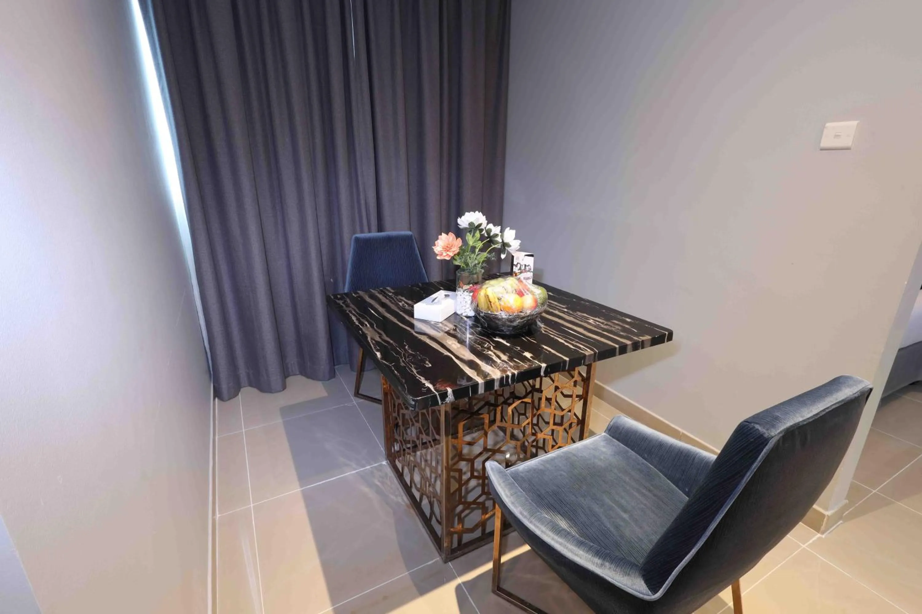 Seating area in Fortis Hotel Fujairah