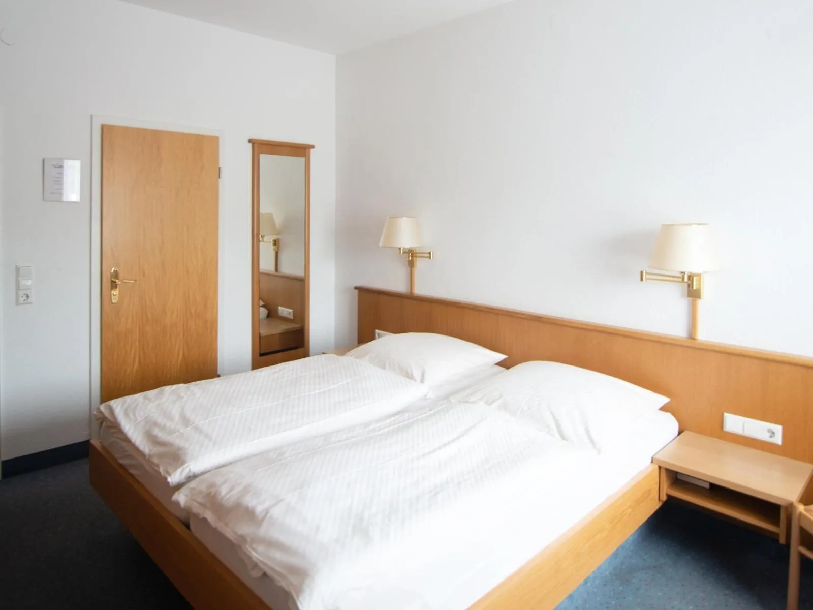 Photo of the whole room, Bed in Brauereigasthof zum Lamm