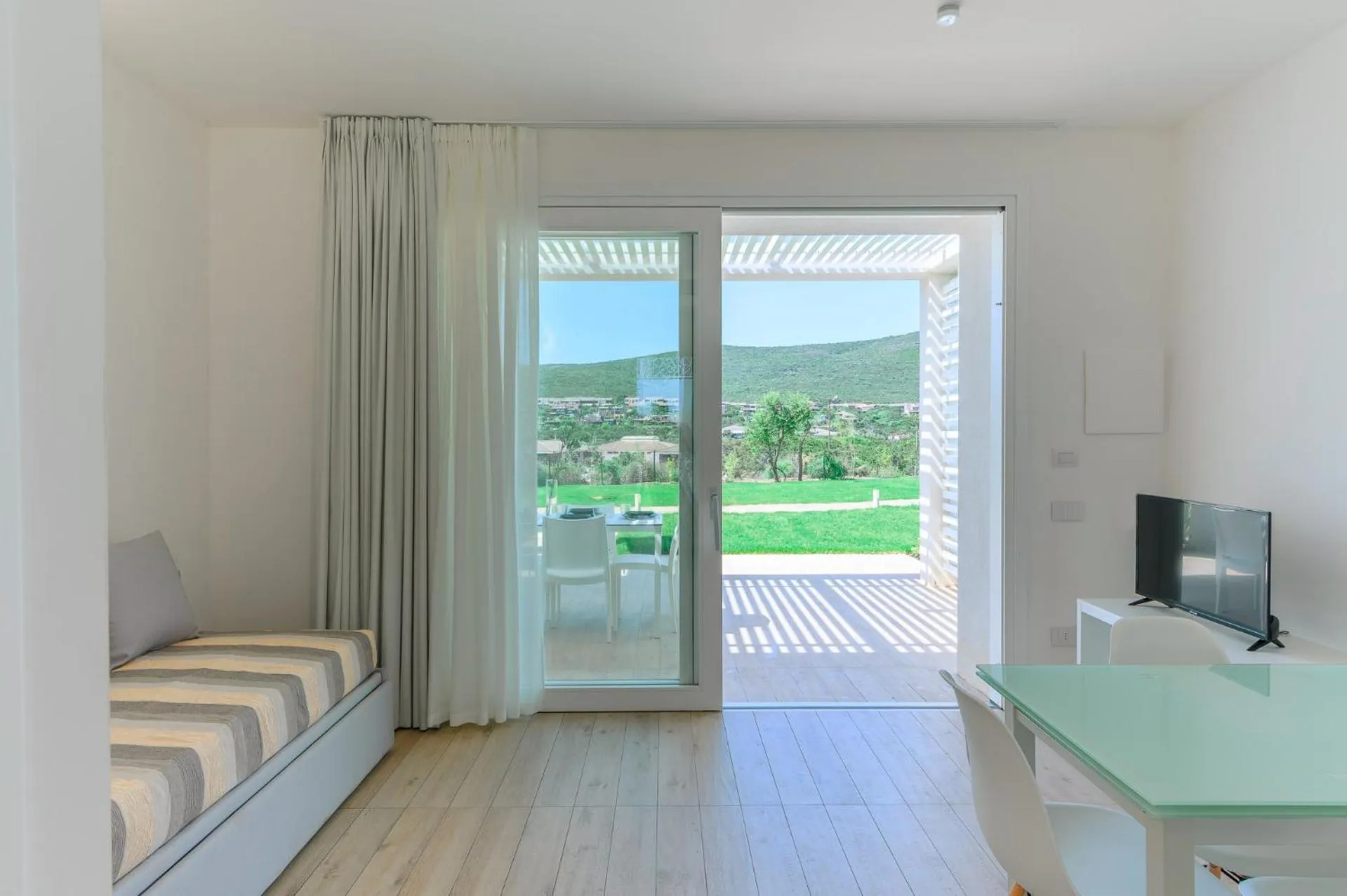 Living room in Capo Falcone Charming Apartments