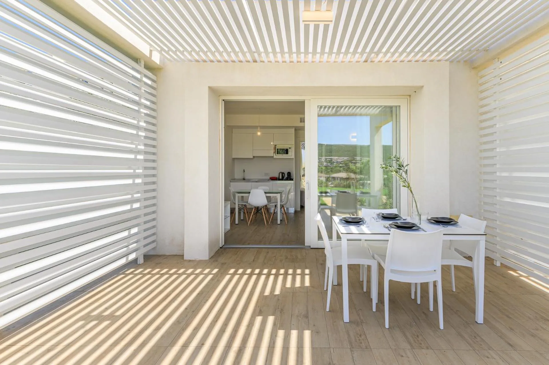 Patio in Capo Falcone Charming Apartments