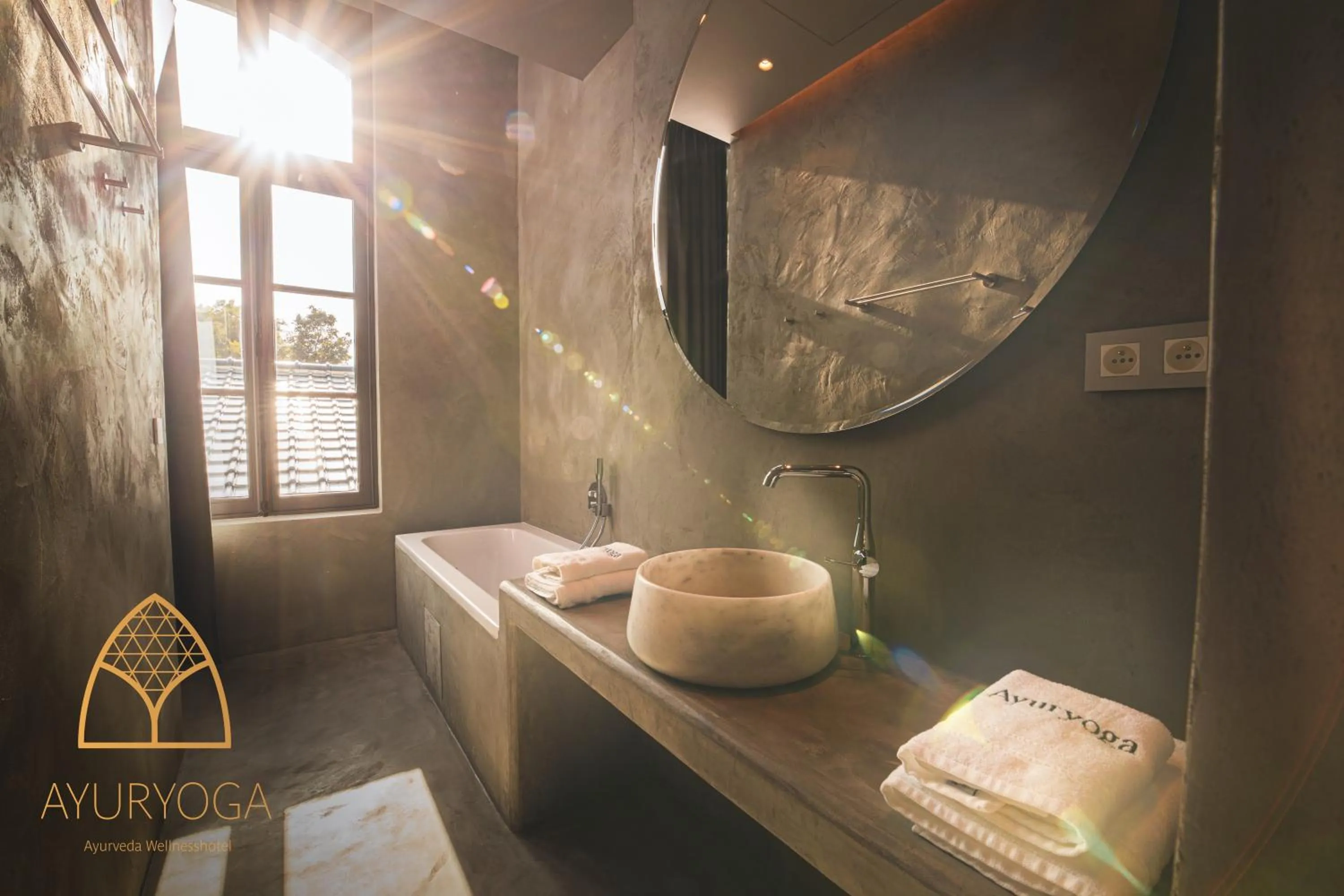 Bathroom in Ayuryoga Wellnesshotel