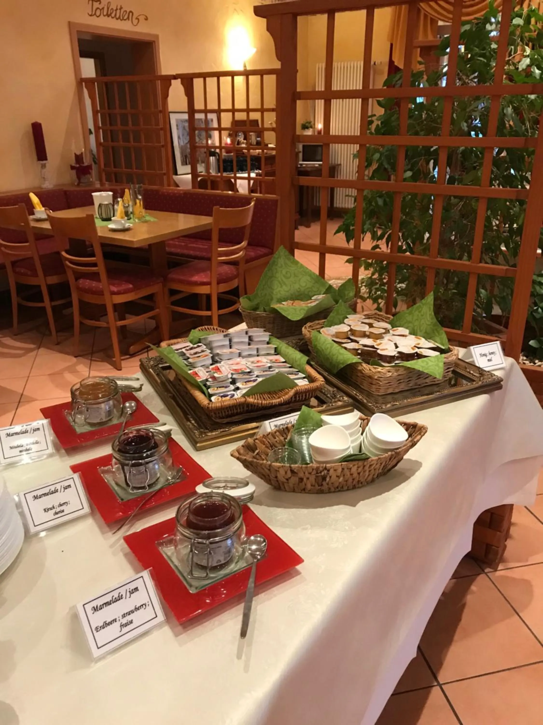 Breakfast in Gästehaus am Wasserpark