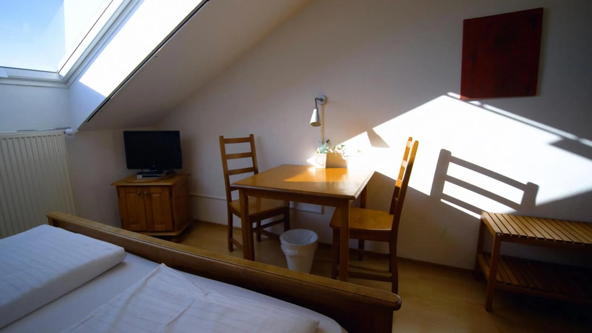 Bed in Gästehaus am Wasserpark