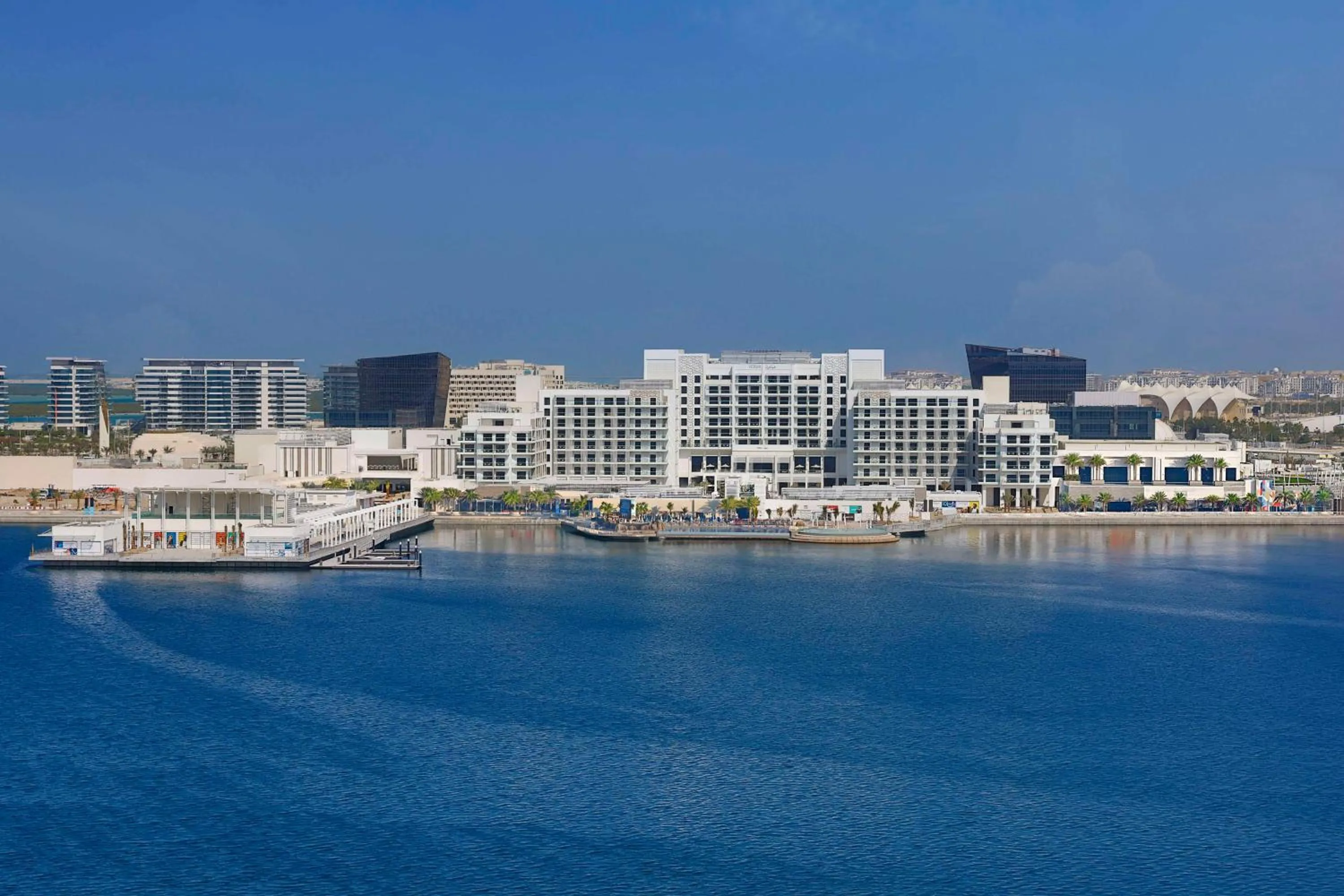 Property building in Hilton Abu Dhabi Yas Island