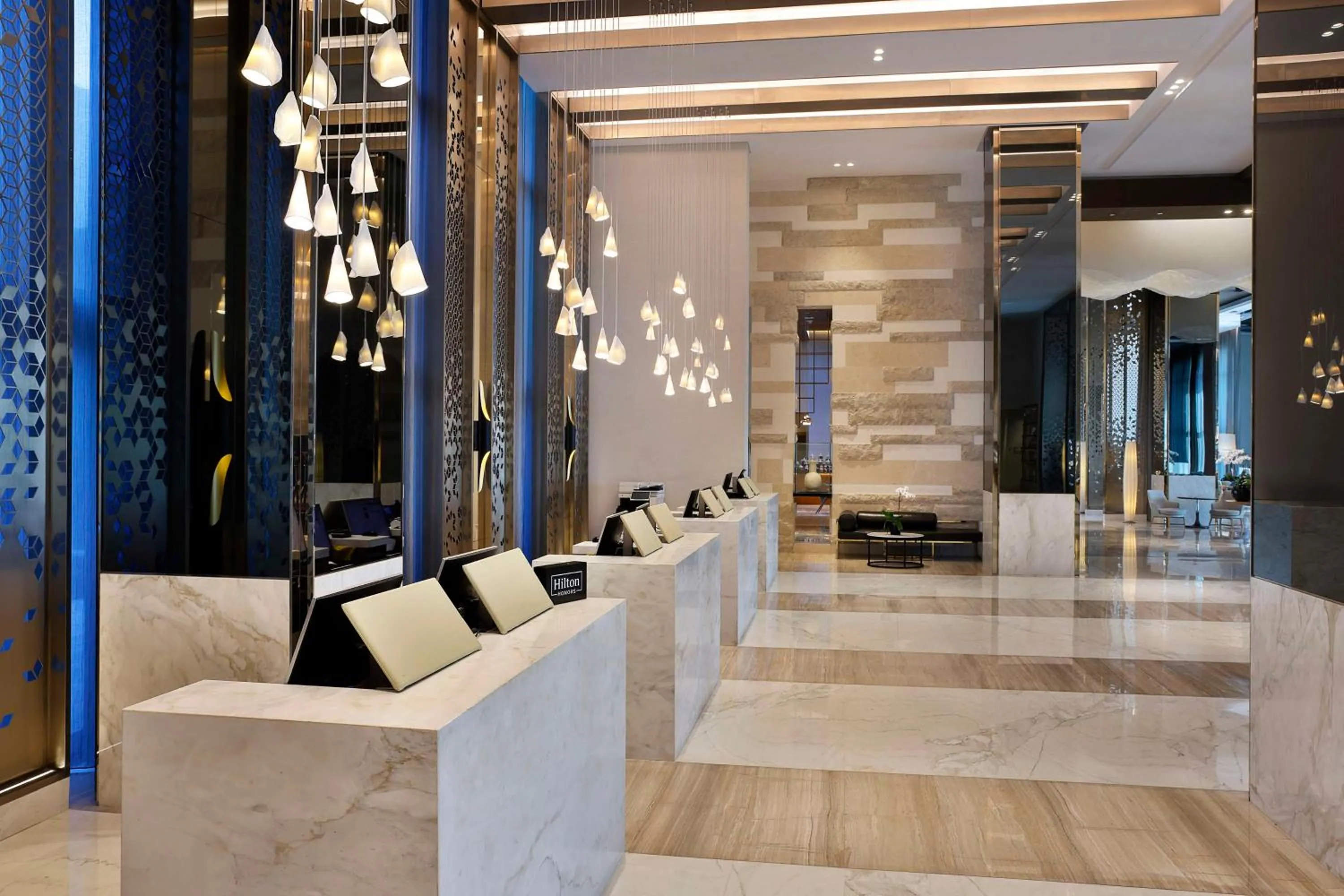 Lobby or reception in Hilton Abu Dhabi Yas Island