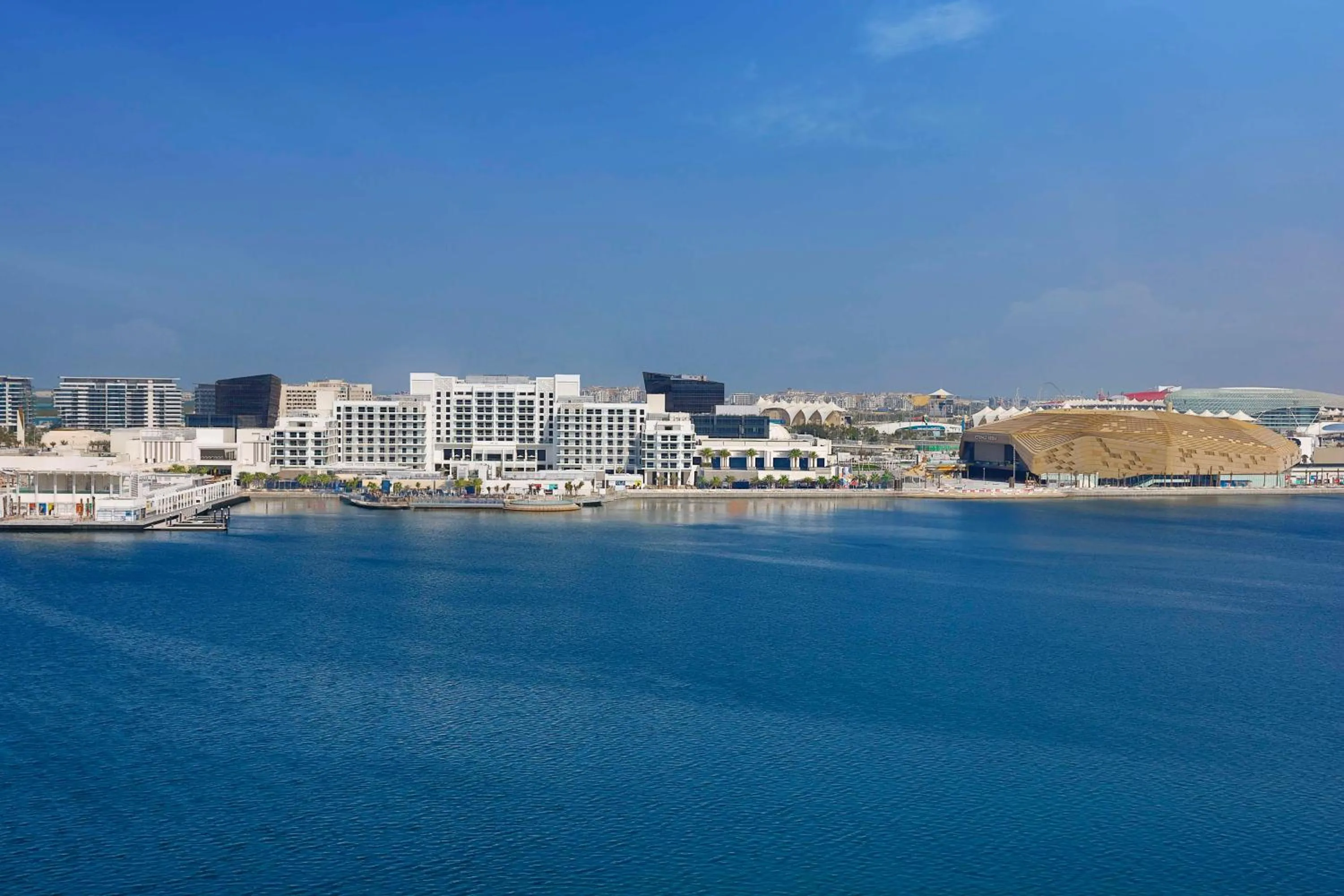 Property building in Hilton Abu Dhabi Yas Island