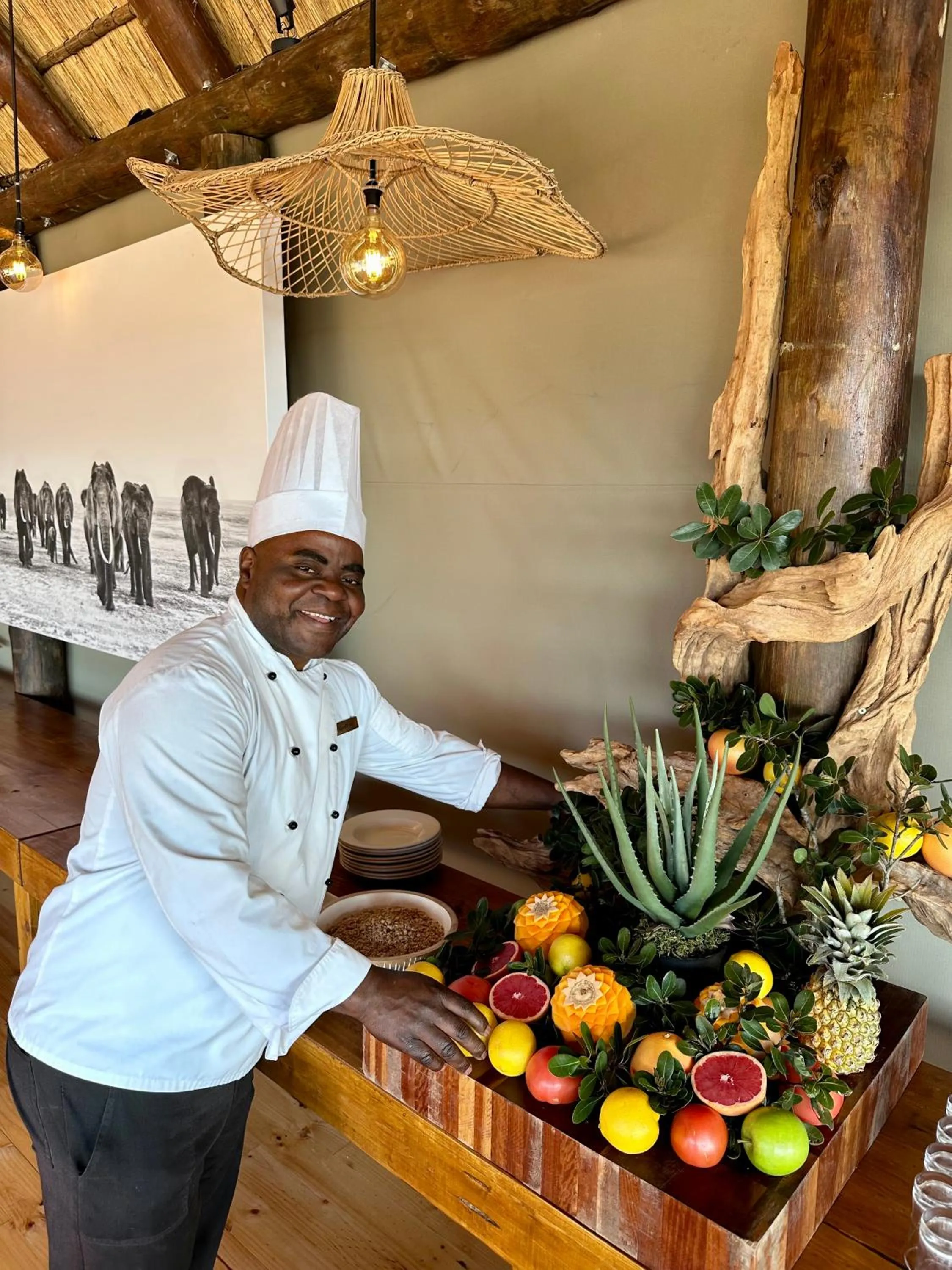 Buffet breakfast in Bush Lodge – Amakhala Game Reserve