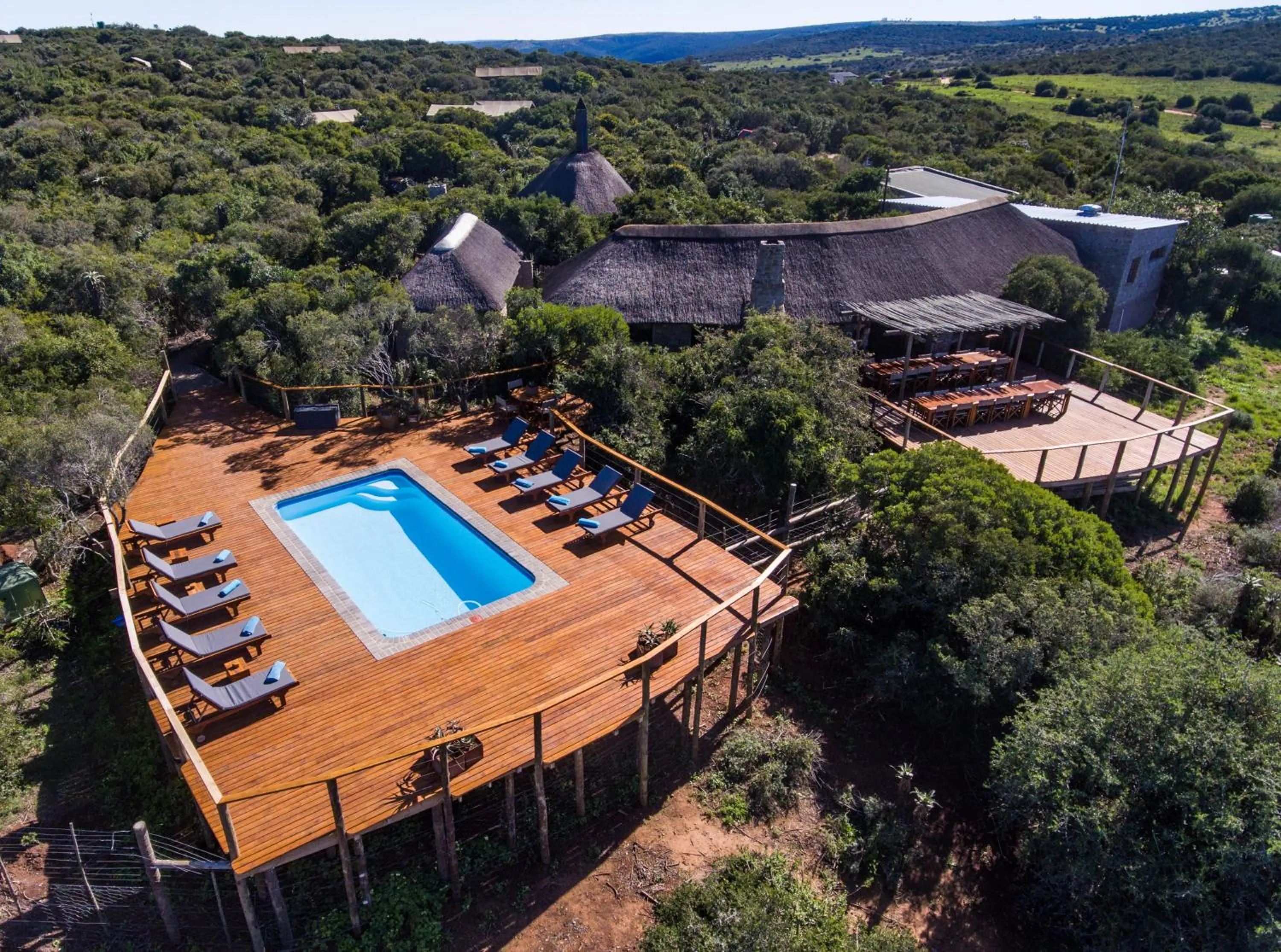 Bird's eye view in Woodbury Tented Camp – Amakhala Game Reserve