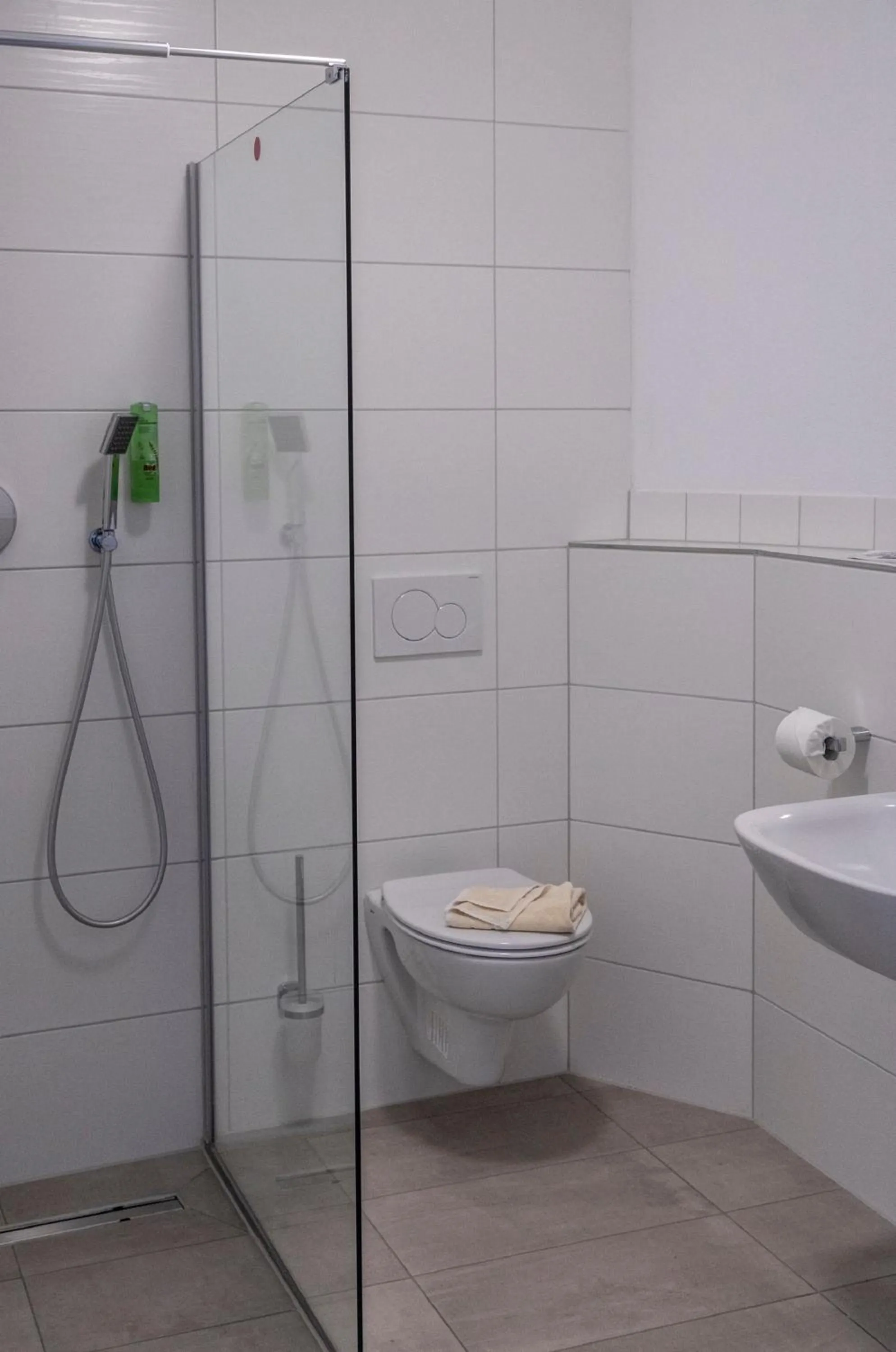 Toilet in Hotel JÄGERHAUS in Singen am Hohentwiel