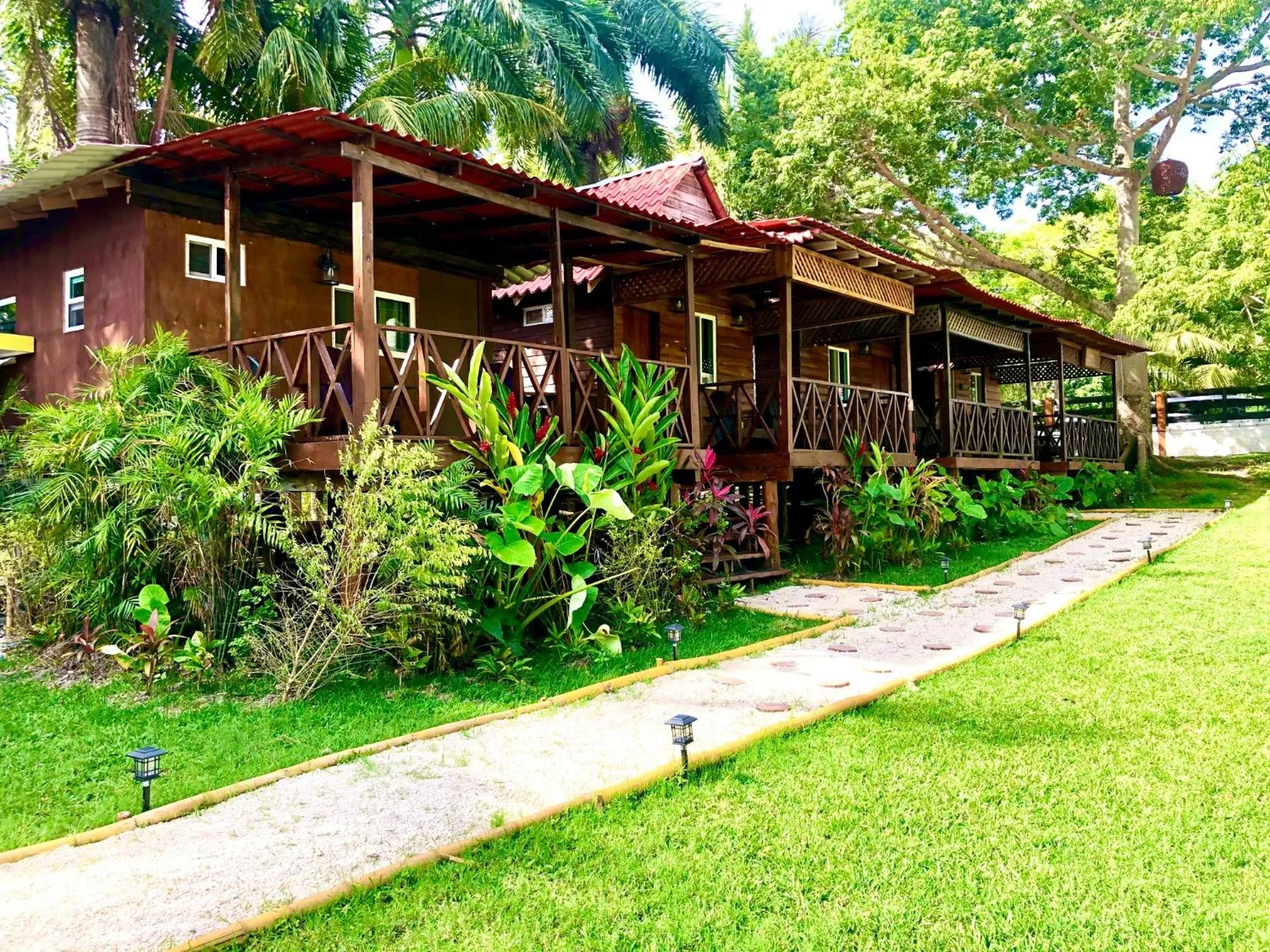 Garden in Papitos Bacalar Hotel and Marina
