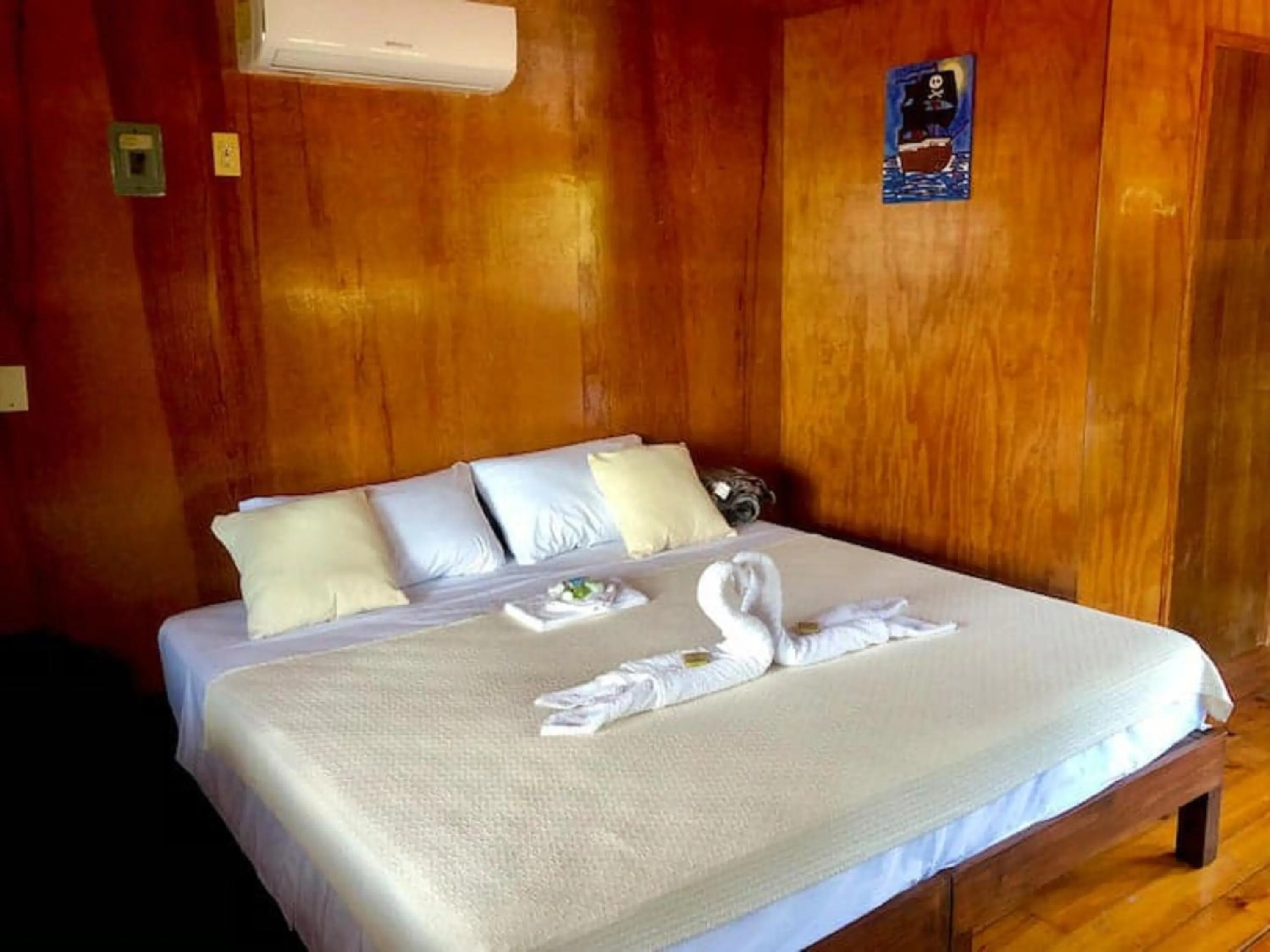 Bed in Papitos Bacalar Hotel and Marina